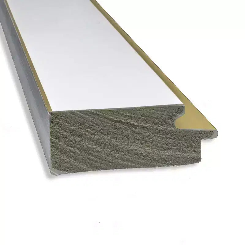 Miroir mural de salle de bain  non biseauté 41" x 29" blanc : Cadre doré, accessoire de vanité
