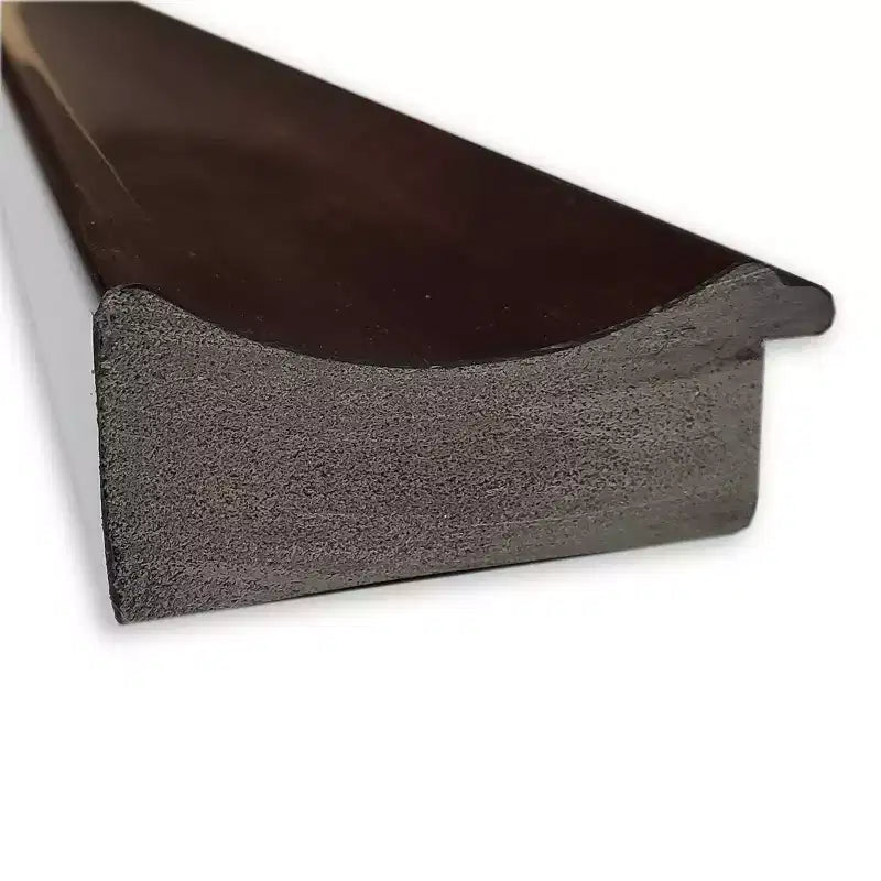 Miroir mural 33" x 27" sans biseau, marron grain de café : style moderne, cadre en polystyrène, quincaillerie de montage incluse