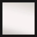 29" x 29" Non-Beveled Avon Black Wall Mirror - Amanti Art
