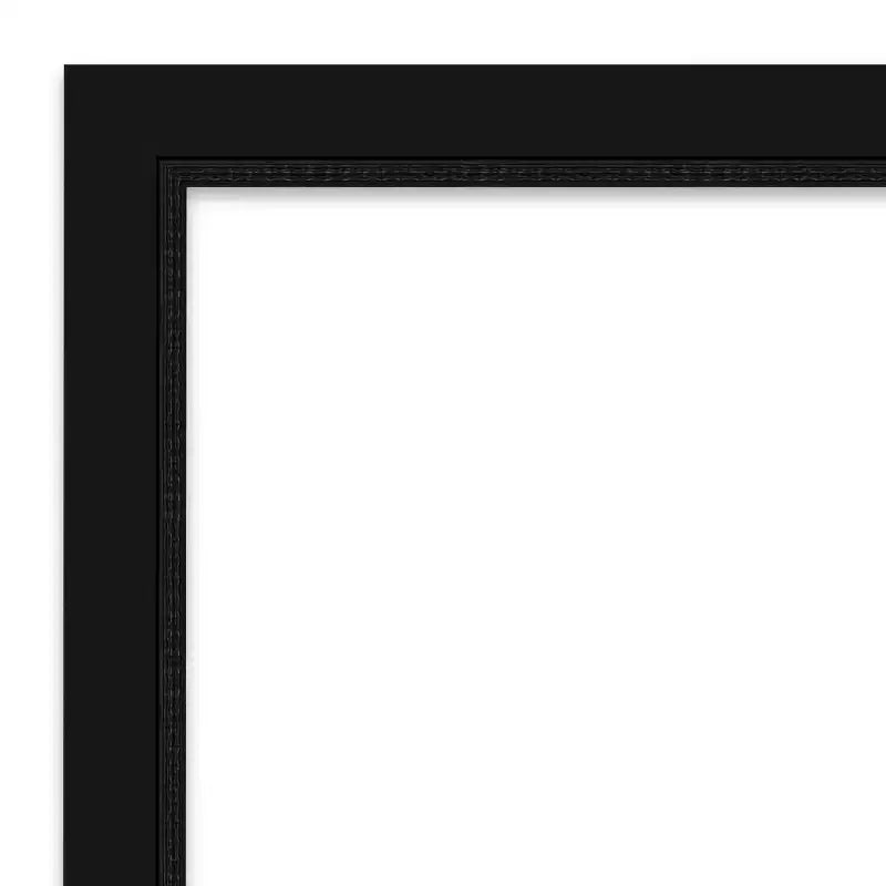Miroir mural Avon noir non biseauté de 29 po x 29 po