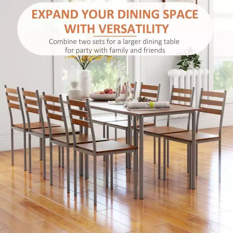 Un ensemble de quatre chaises, un ensemble de meubles de cuisine moderne en quatre pièces, adapté aux petits espaces et aux salles à manger.