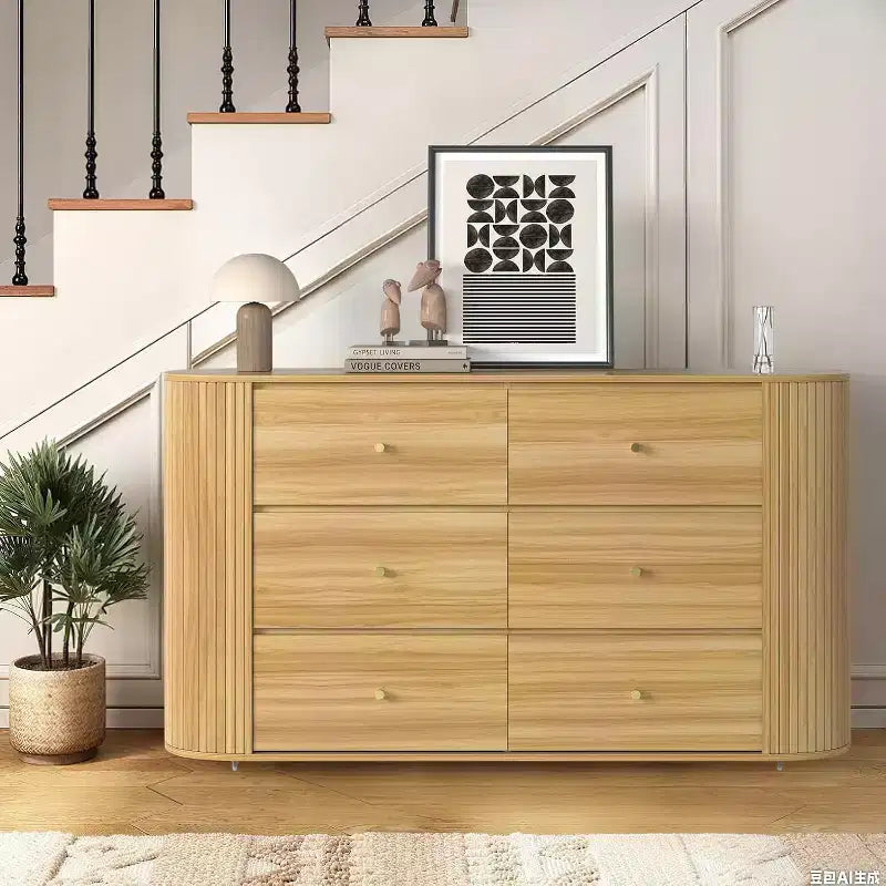 Commode de rangement de style ferme vintage avec prise de courant, grand organiseur de rangement pour chambre, salon, couloir, salle à manger, poignées en métal durables