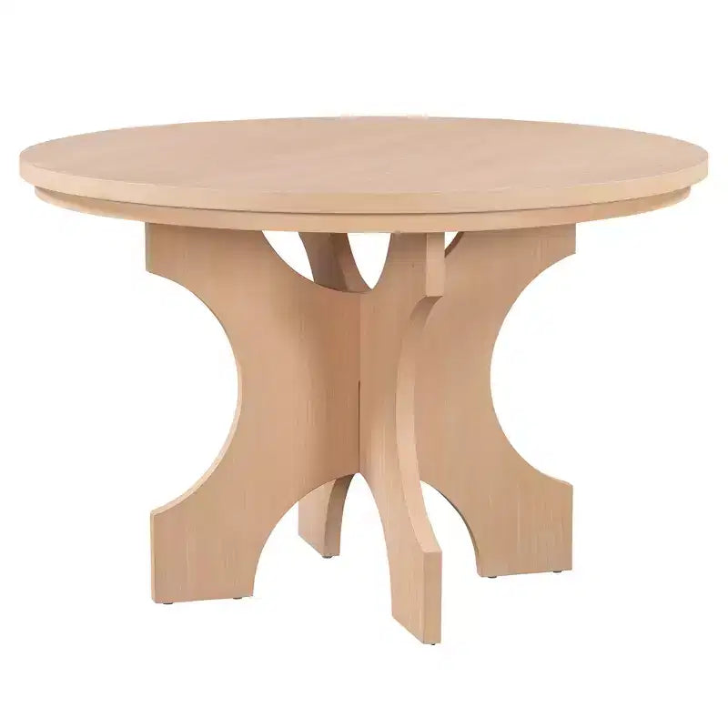 Table à manger ronde de style campagnard