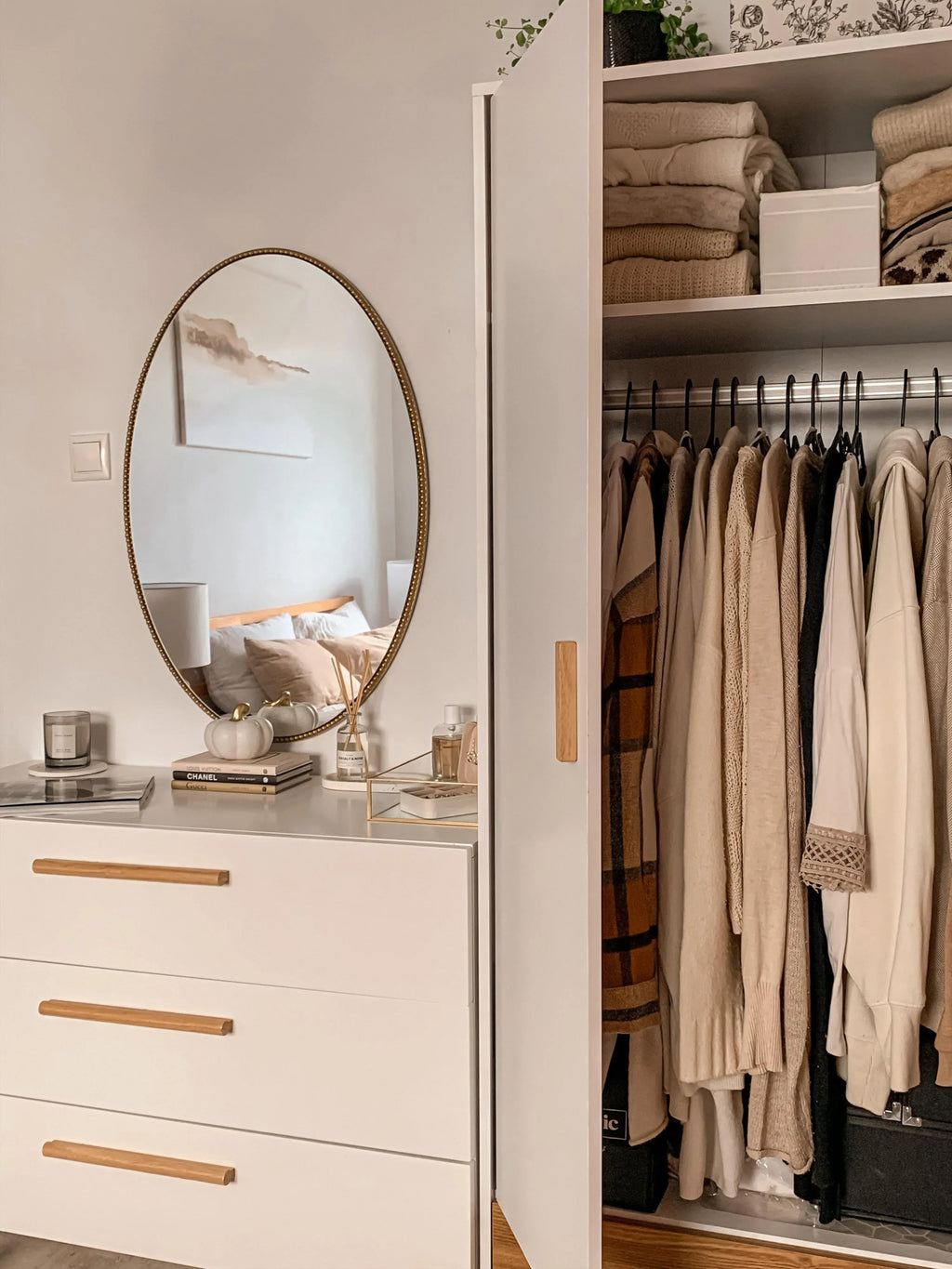 Miroir OUVEA 57 cm 79 cm Métal Doré