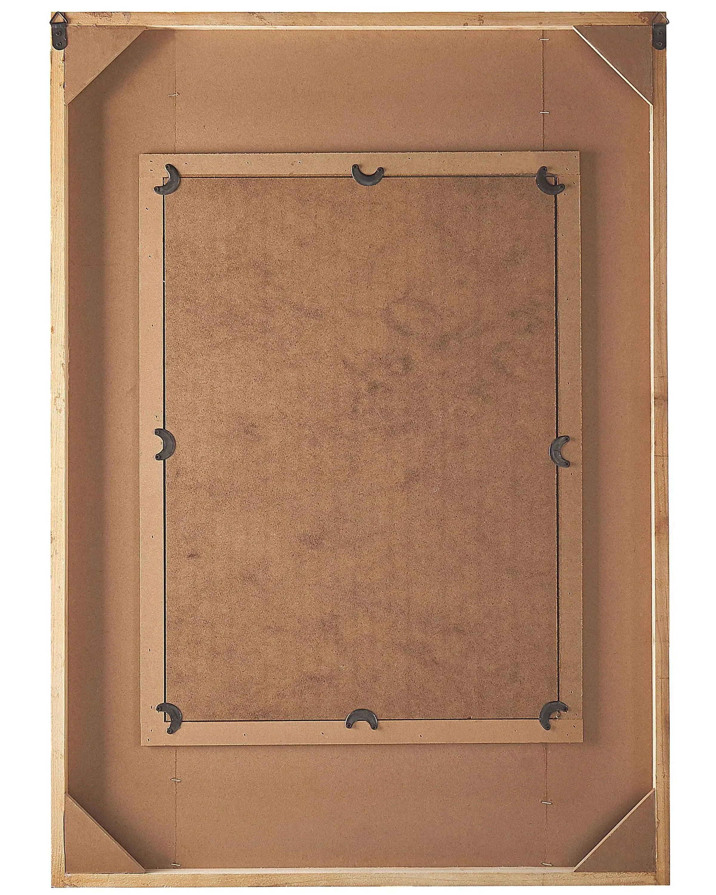 Miroir HIZOTE 63 cm 90 cm Bois de sapin Marron
