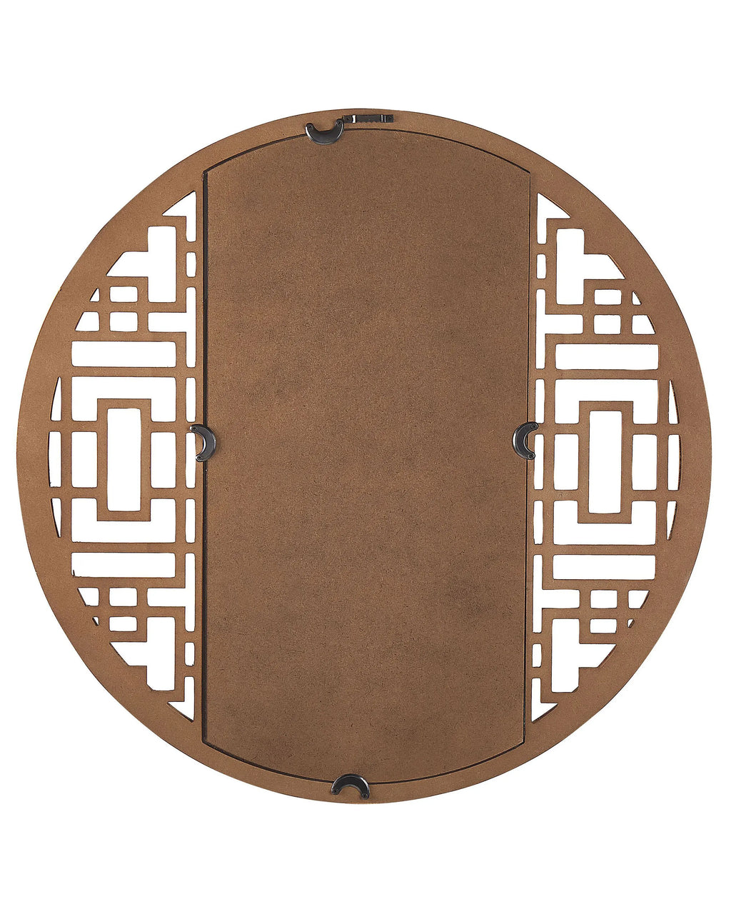 Miroir FIRMINY 60 cm 60 cm Bois de sapin Marron clair