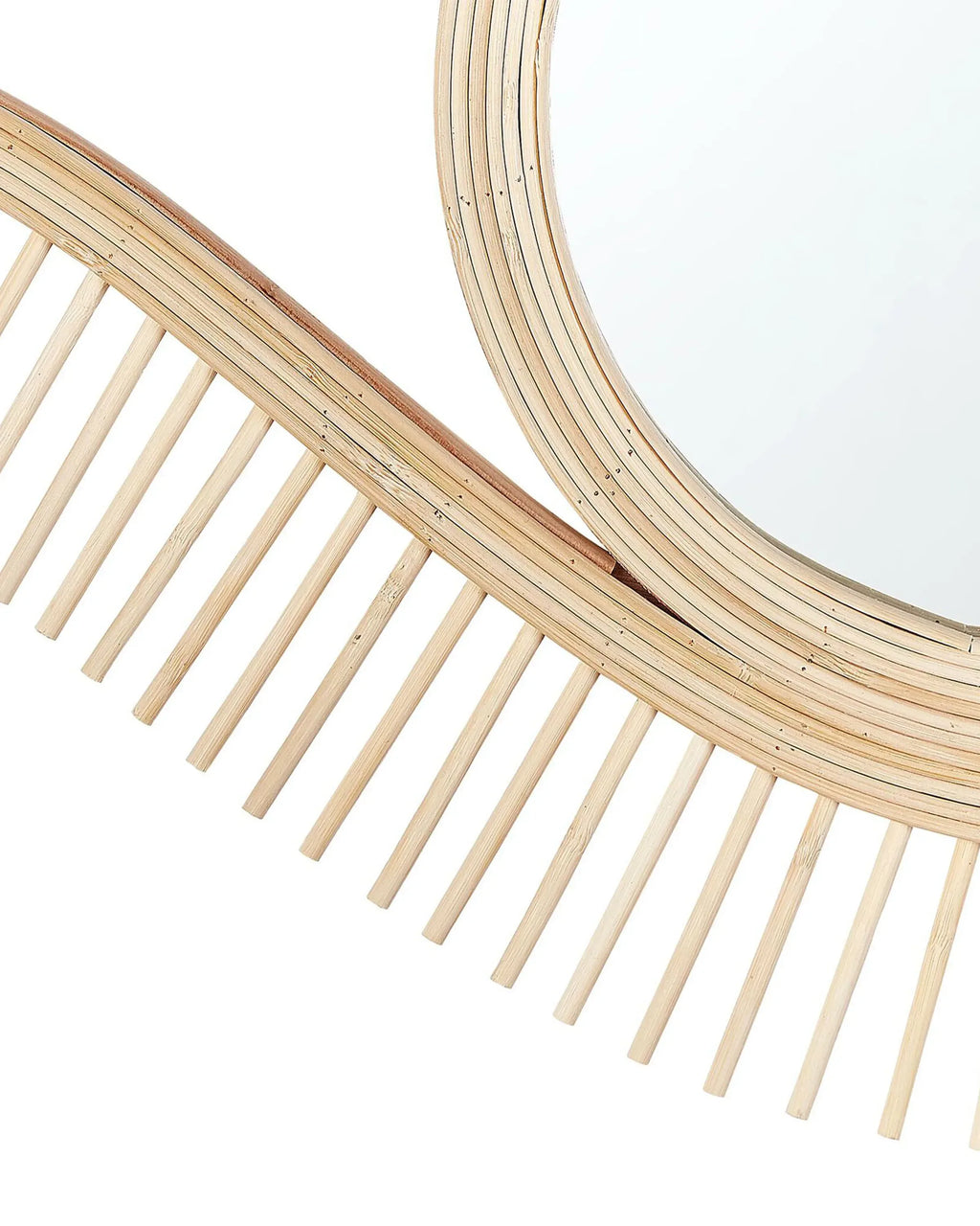 Miroir SOYOPA 79 cm 48 cm Bambou Naturel