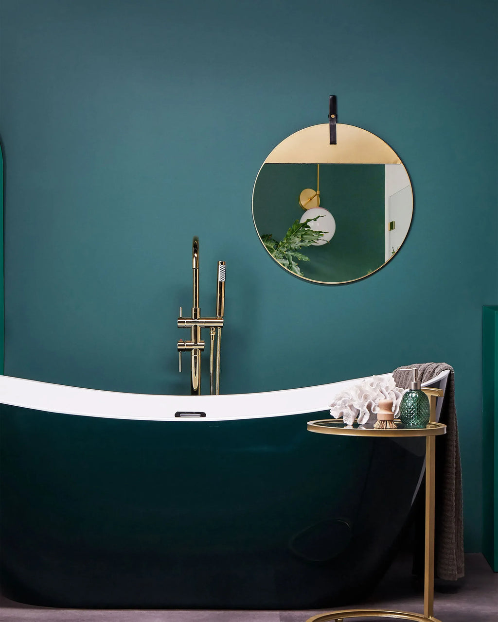 Miroir GURS 60 cm 60 cm Métal doré