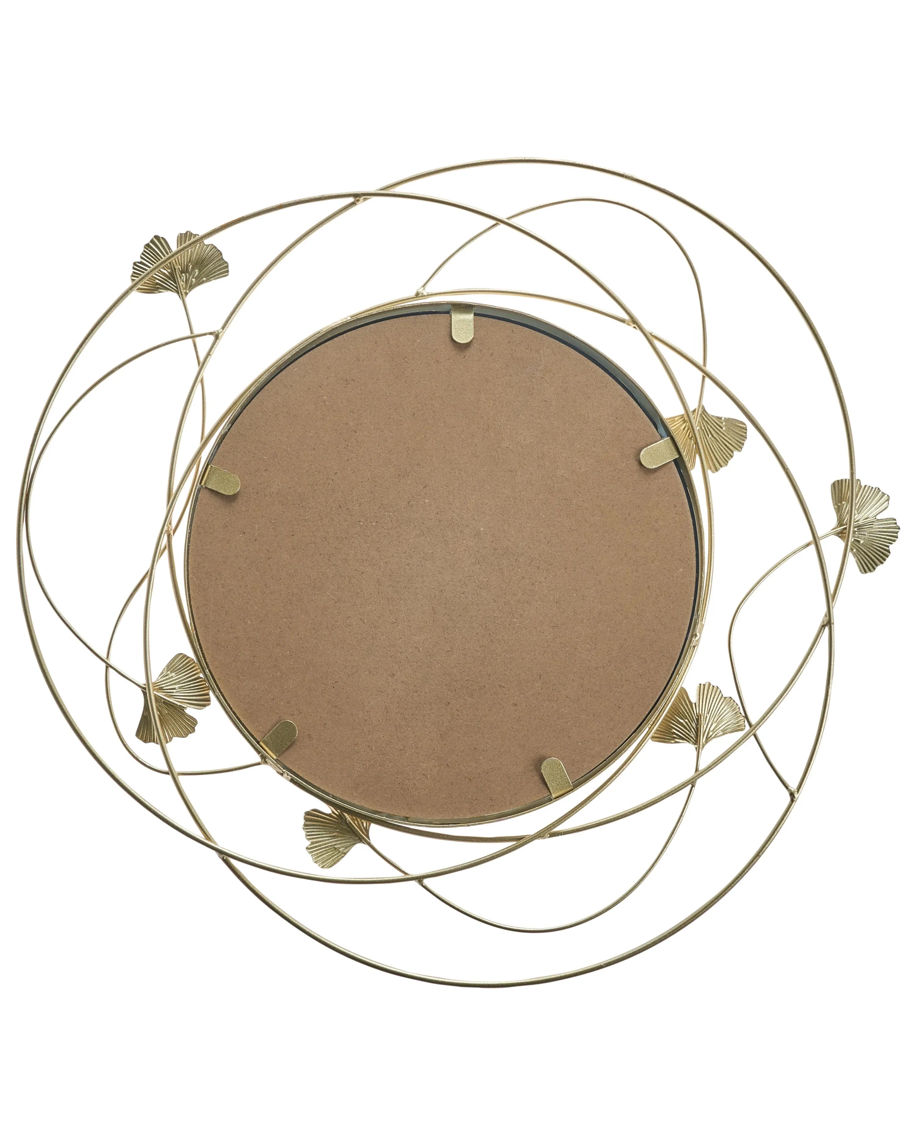 Miroir ANGLET 46 cm 49 cm Métal Doré