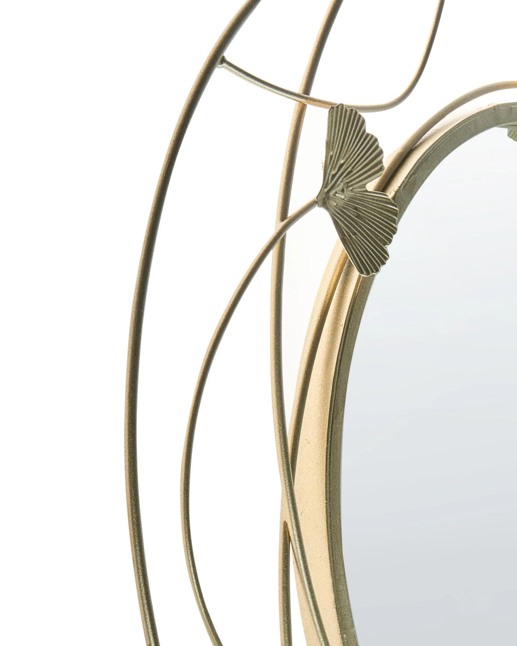 Miroir ANGLET 46 cm 49 cm Métal Doré