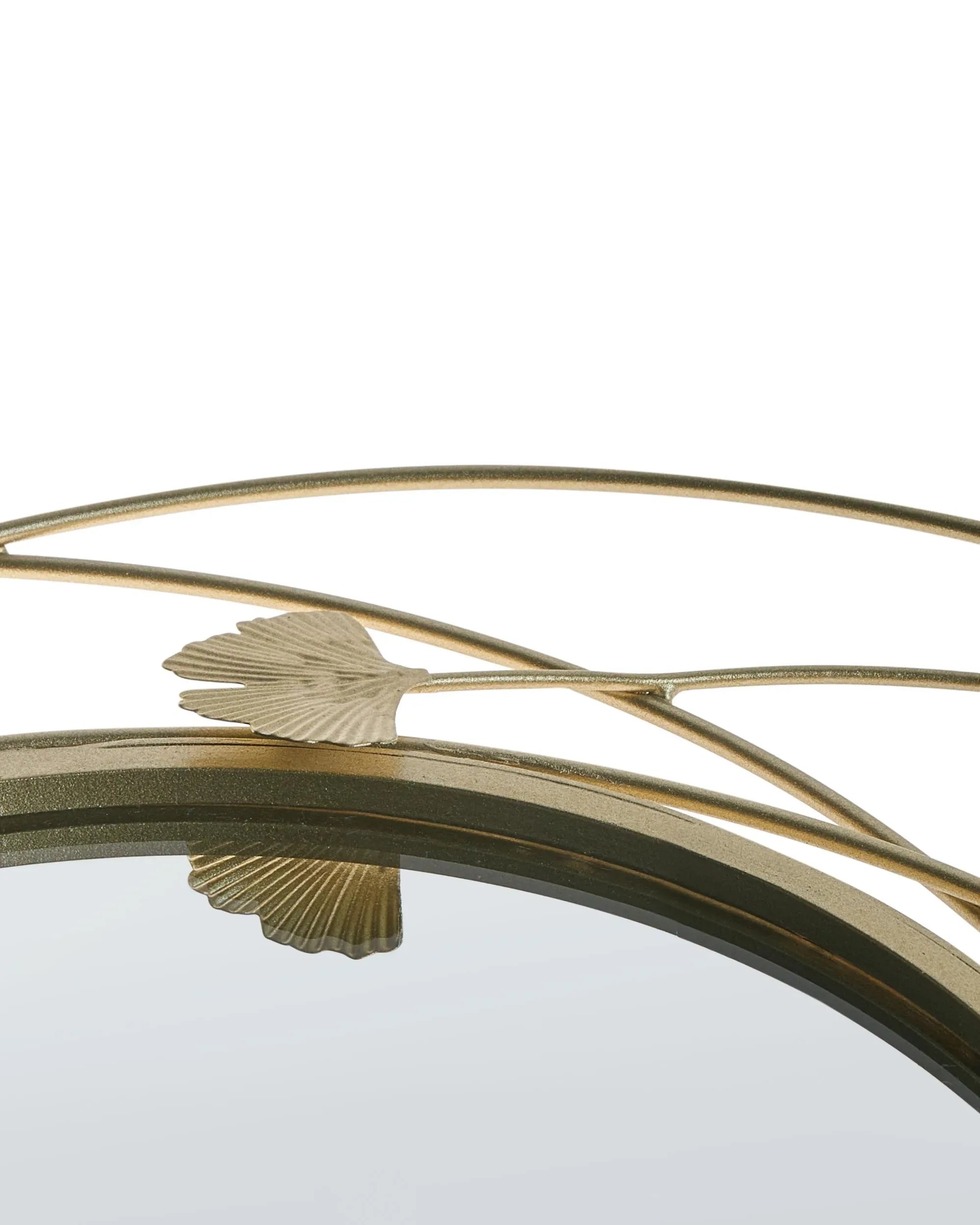 Miroir ANGLET 46 cm 49 cm Métal Doré