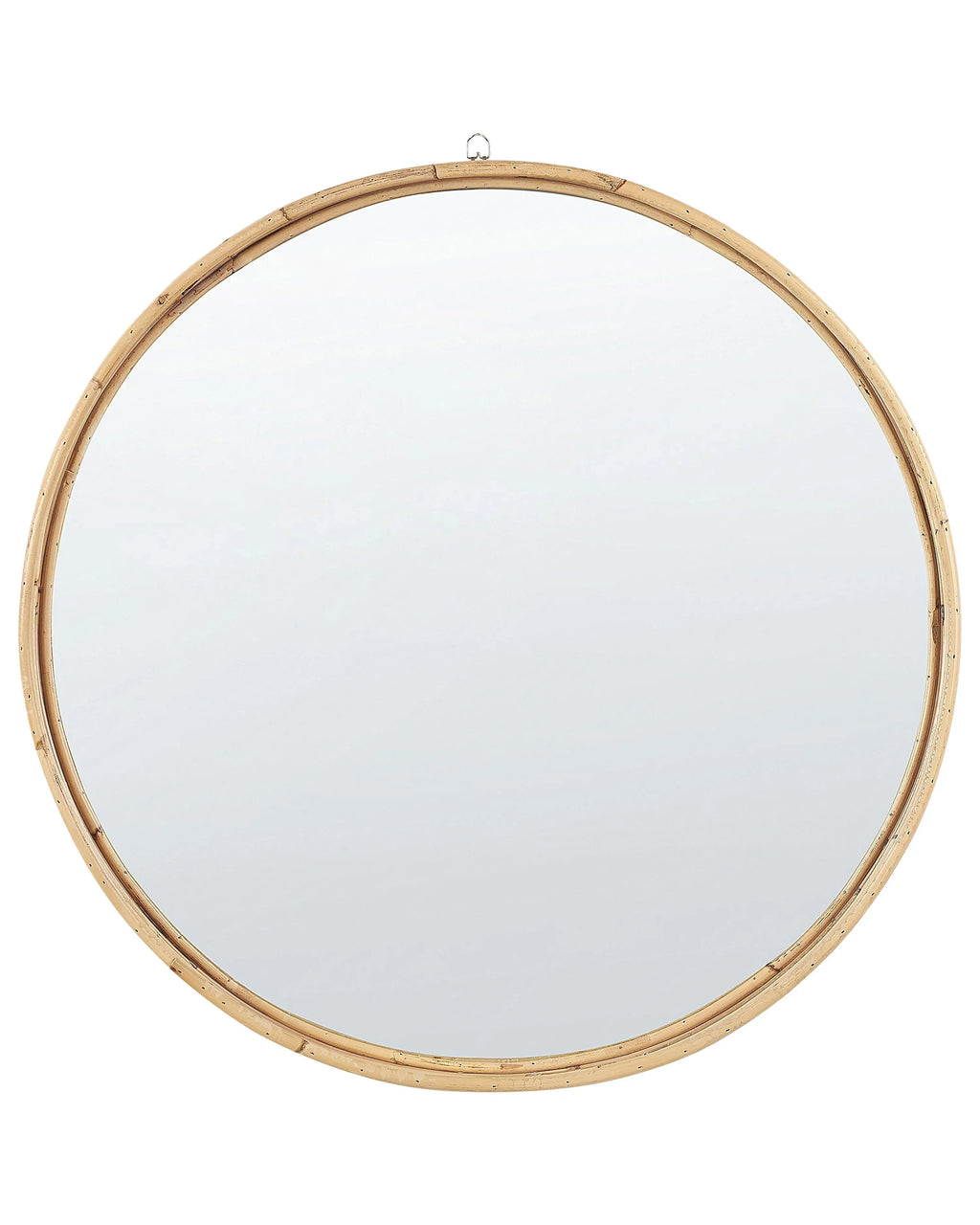 Specchio BARUNG 60 cm 60 cm Rattan Naturale Beige