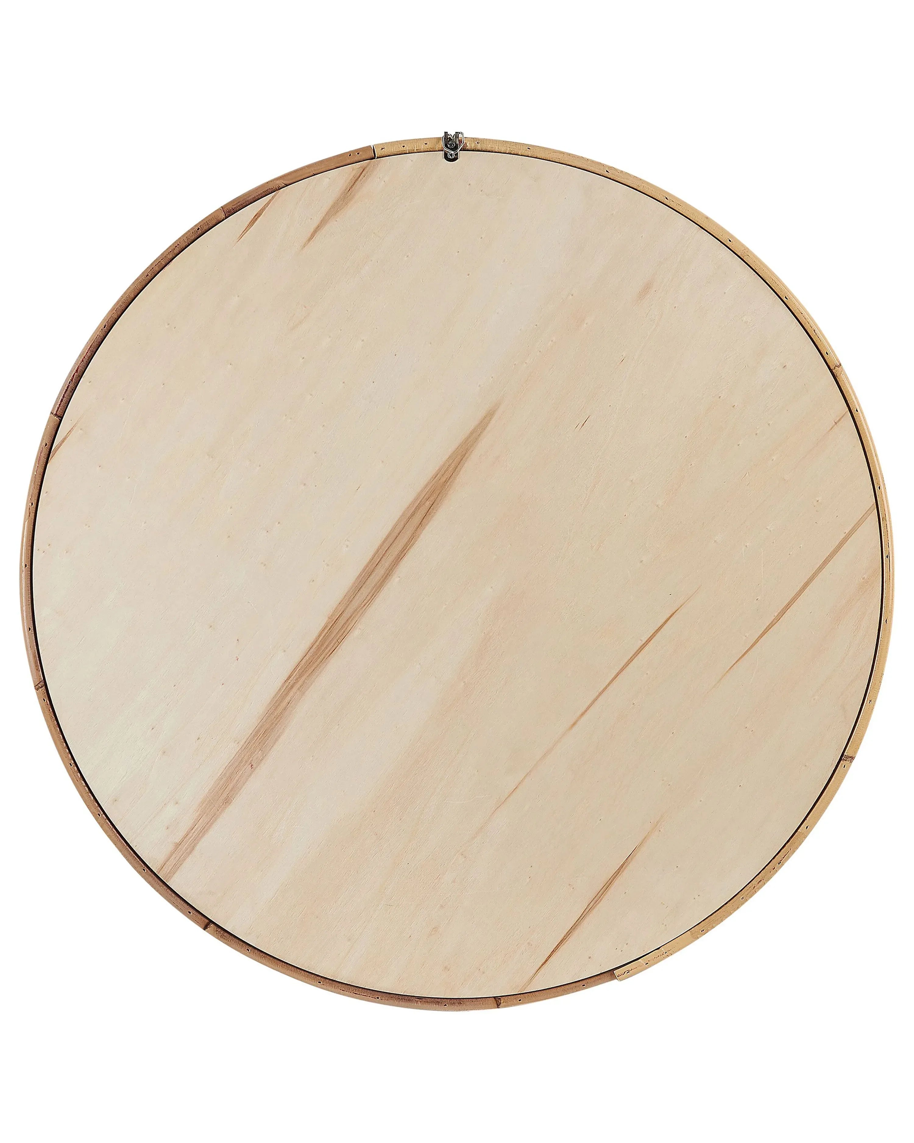 Miroir BARUNG 60 cm 60 cm Rotin Naturel Beige