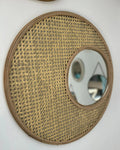 Miroir PALAU 60 cm 60 cm Rotin Naturel