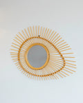 Miroir BARIO 63 cm 45 cm Bambou Naturel