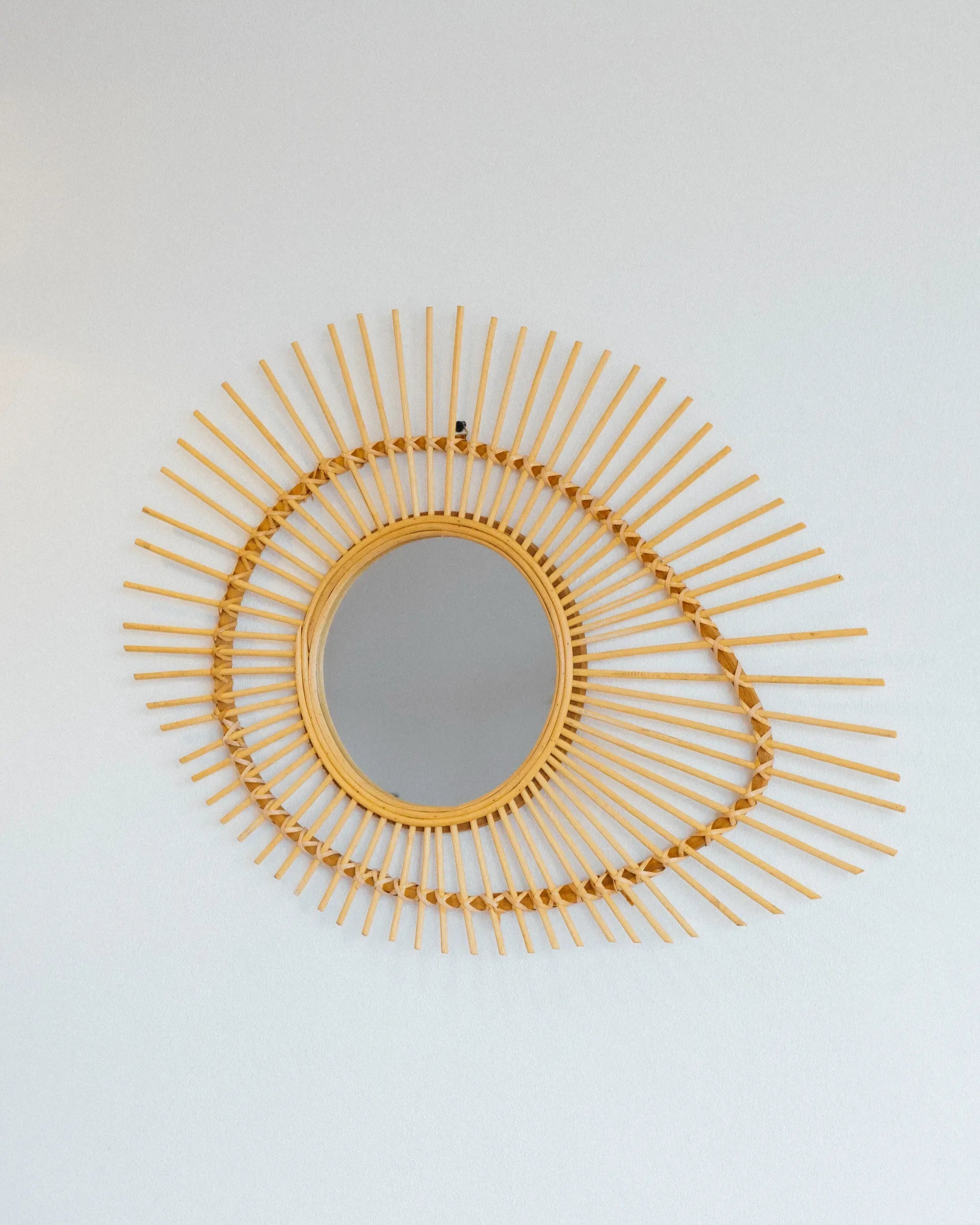 Miroir BARIO 63 cm 45 cm Bambou Naturel