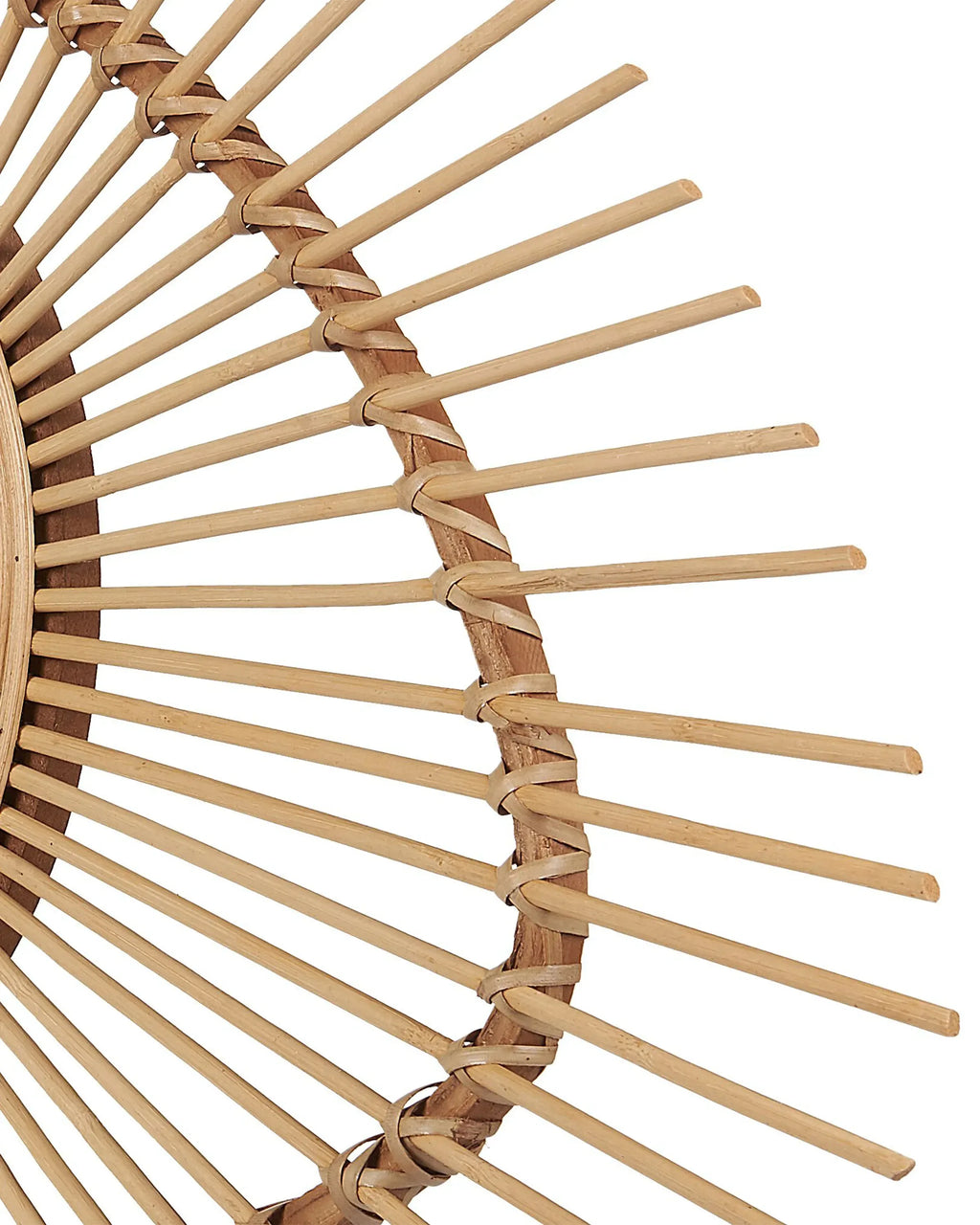 Miroir BARIO 63 cm 45 cm Bambou Naturel