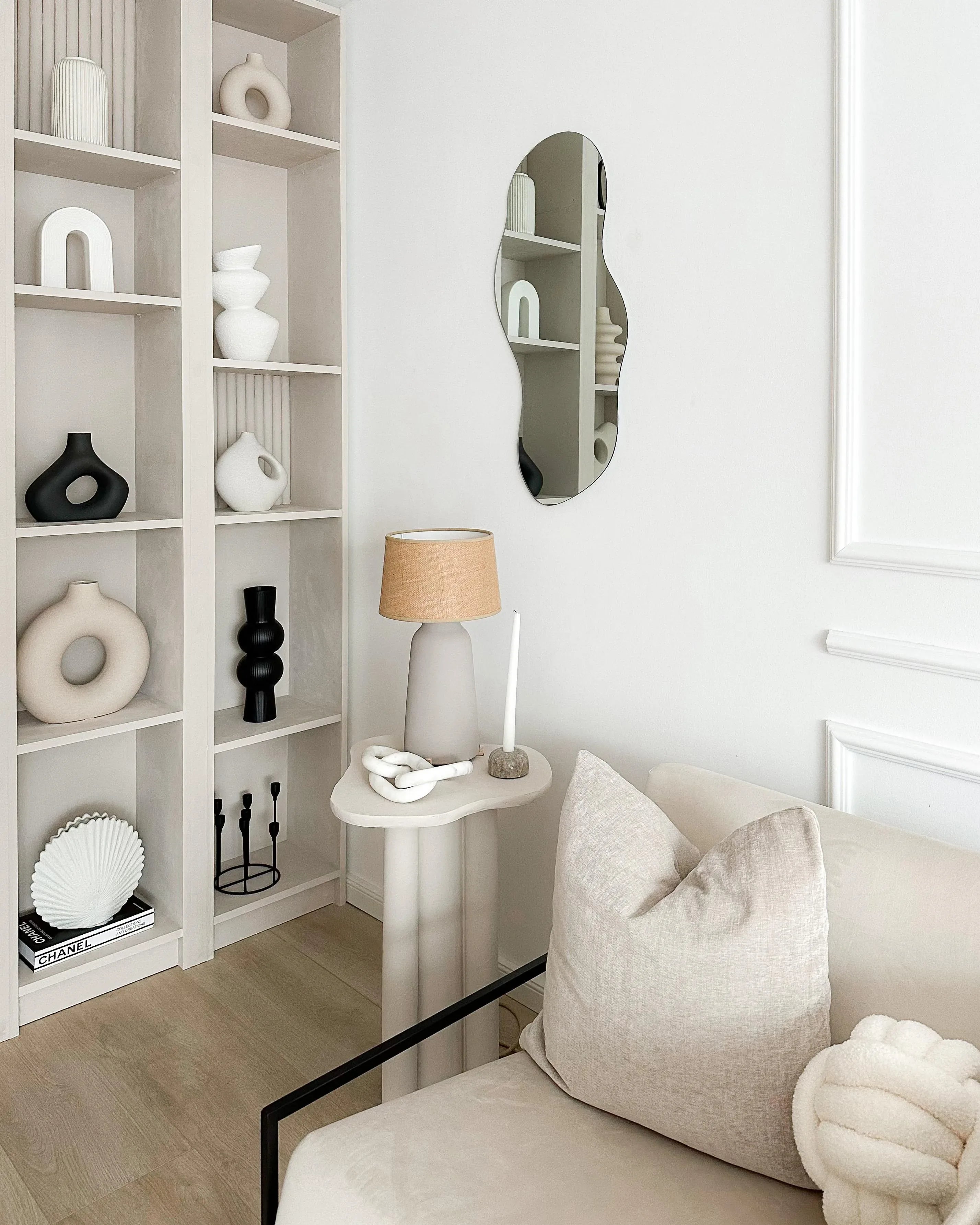 Miroir AUXERRE 40 cm 80 cm Argent