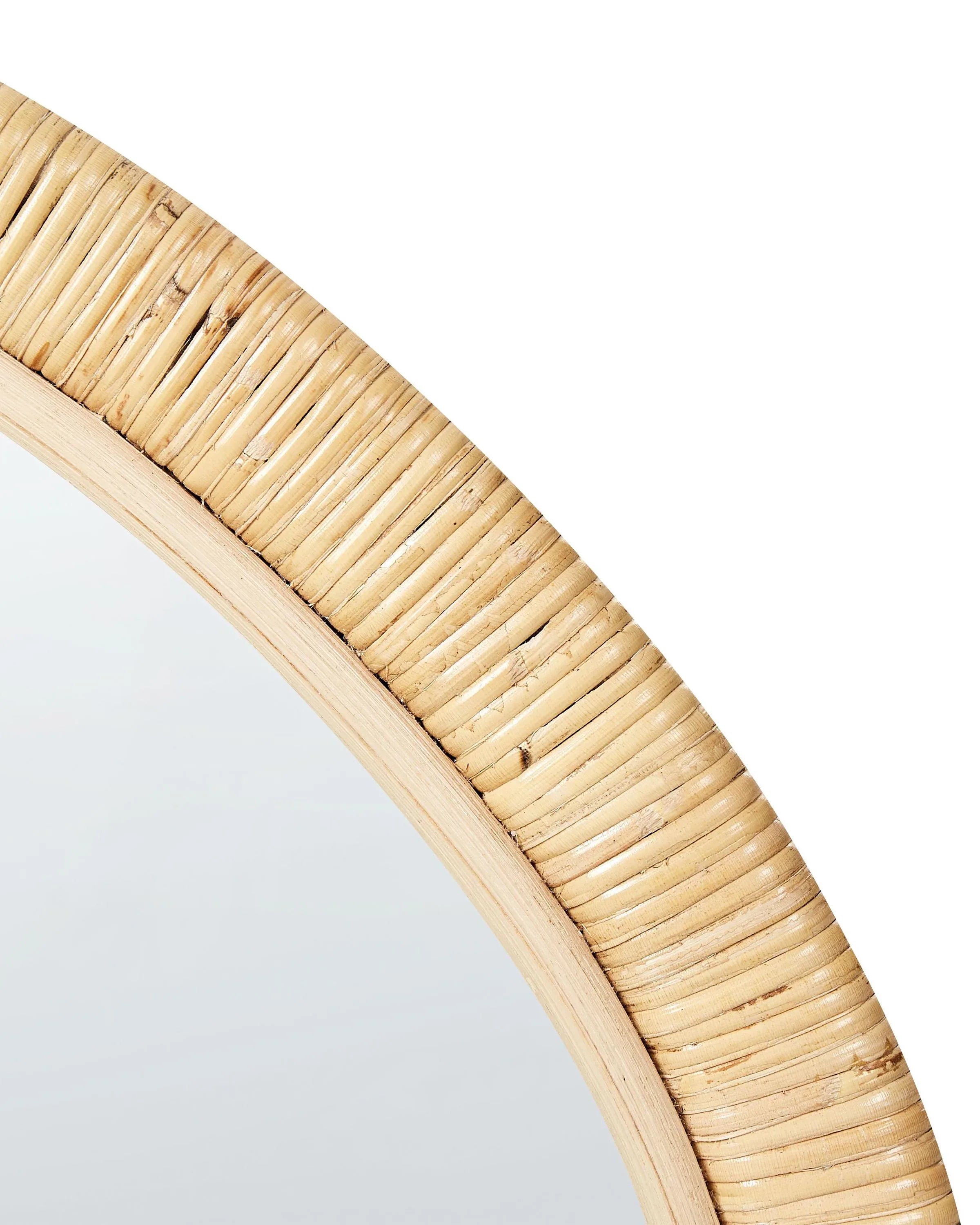 Miroir ZAATARI 50 cm 60 cm Rotin Naturel