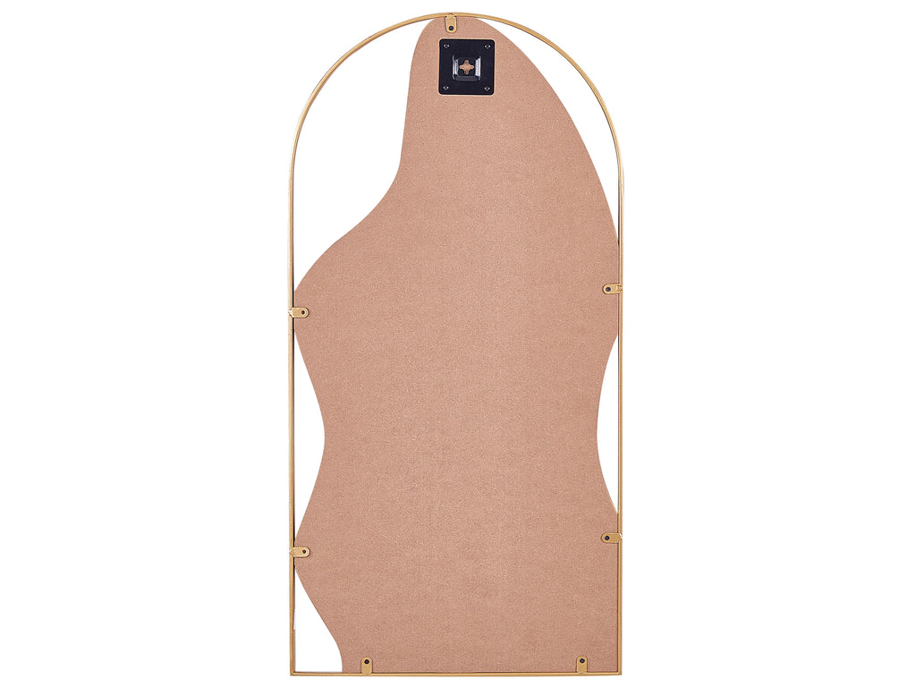 Miroir COLOMBIER 41 cm 81 cm Métal Doré