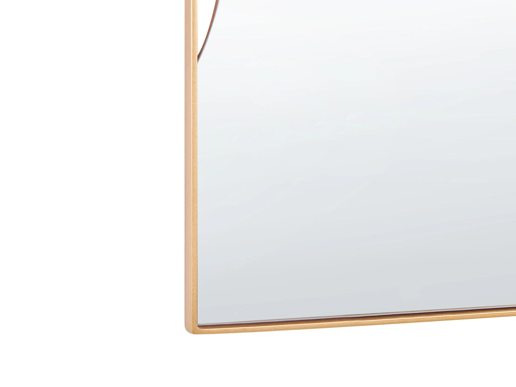 Miroir COLOMBIER 41 cm 81 cm Métal Doré