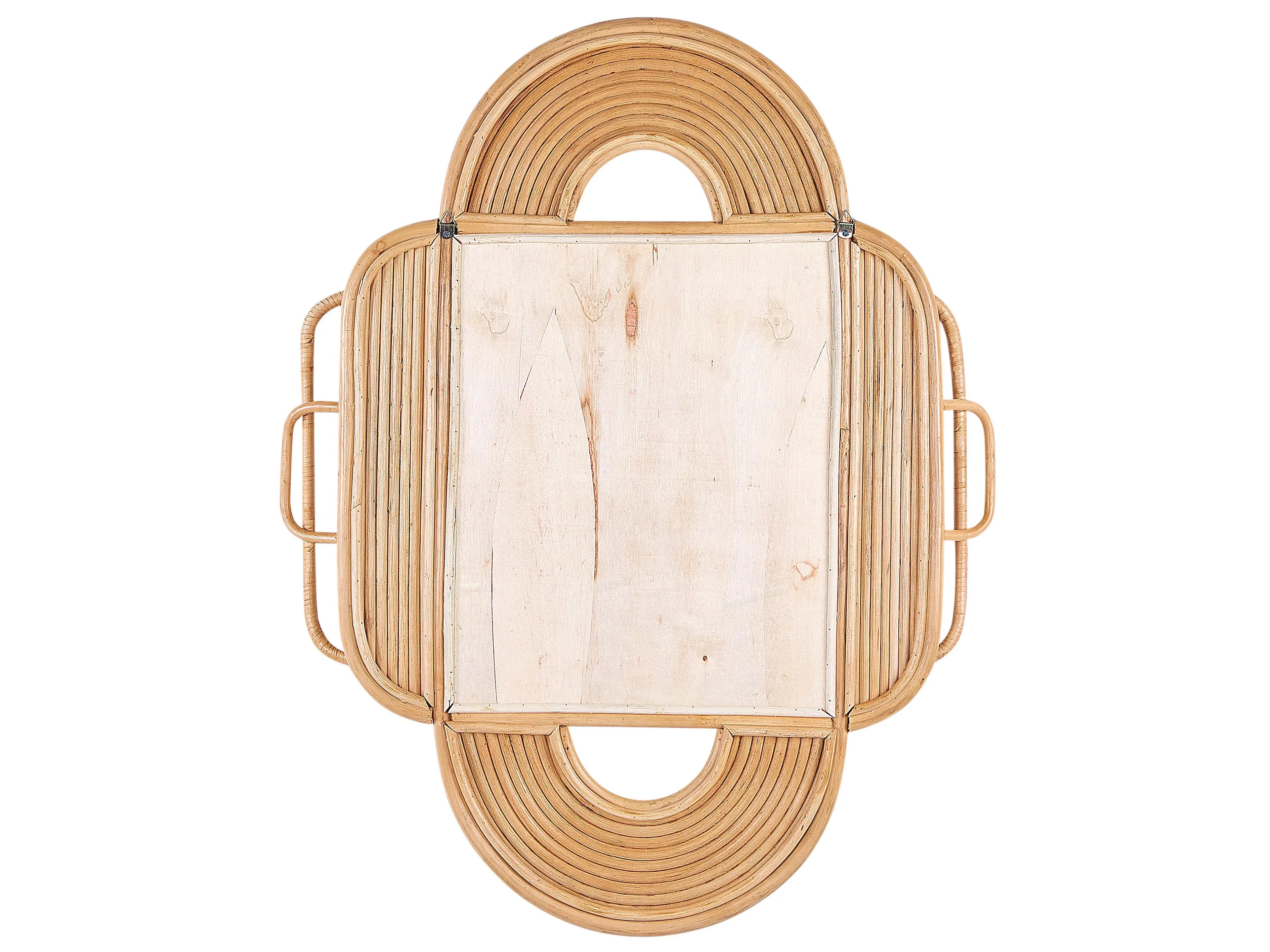 Miroir ALCORN 70 cm 90 cm Rotin Naturel