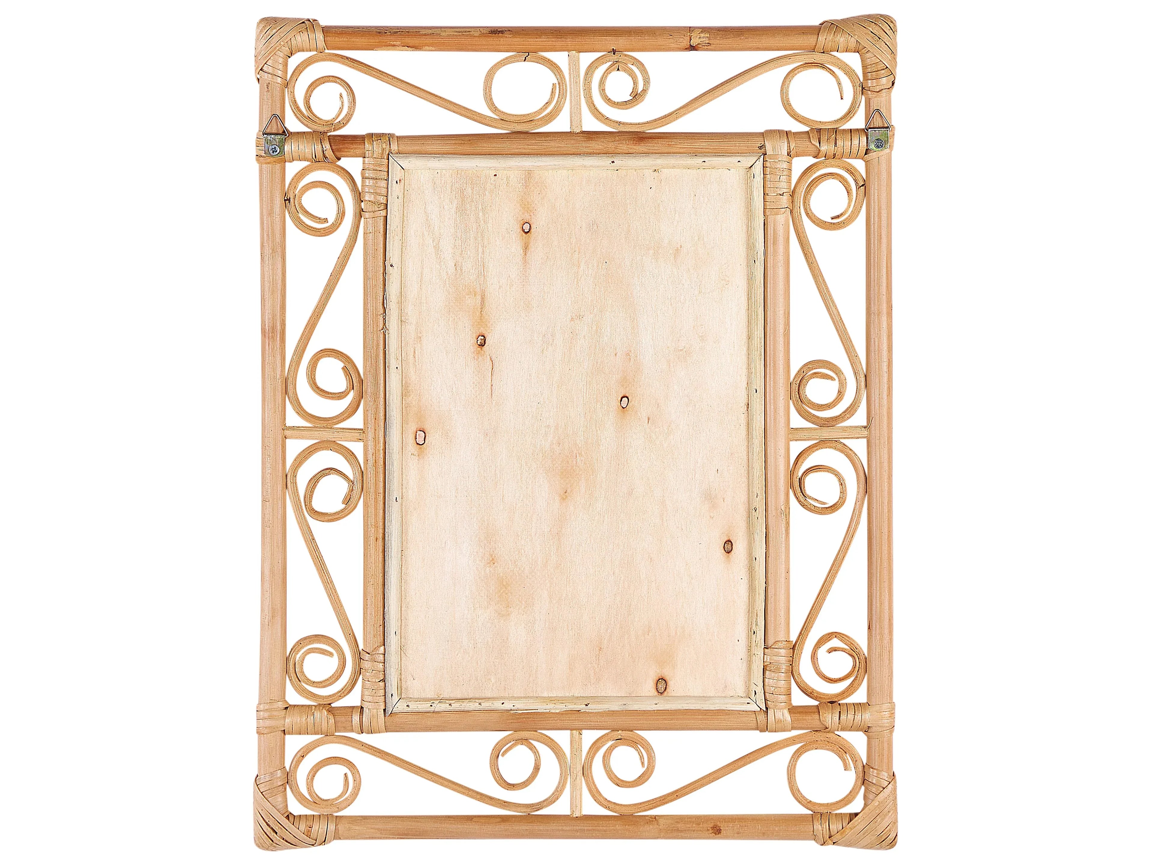 Miroir AMANU 41 cm 52 cm Rotin Naturel