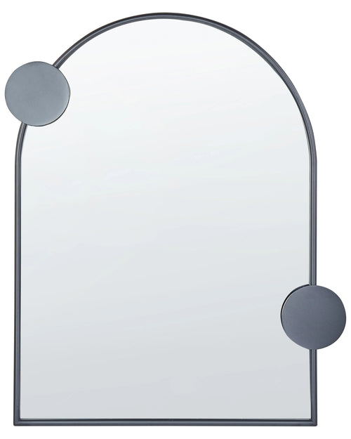 Specchio AULON 69 cm 80 cm Metallo Nero
