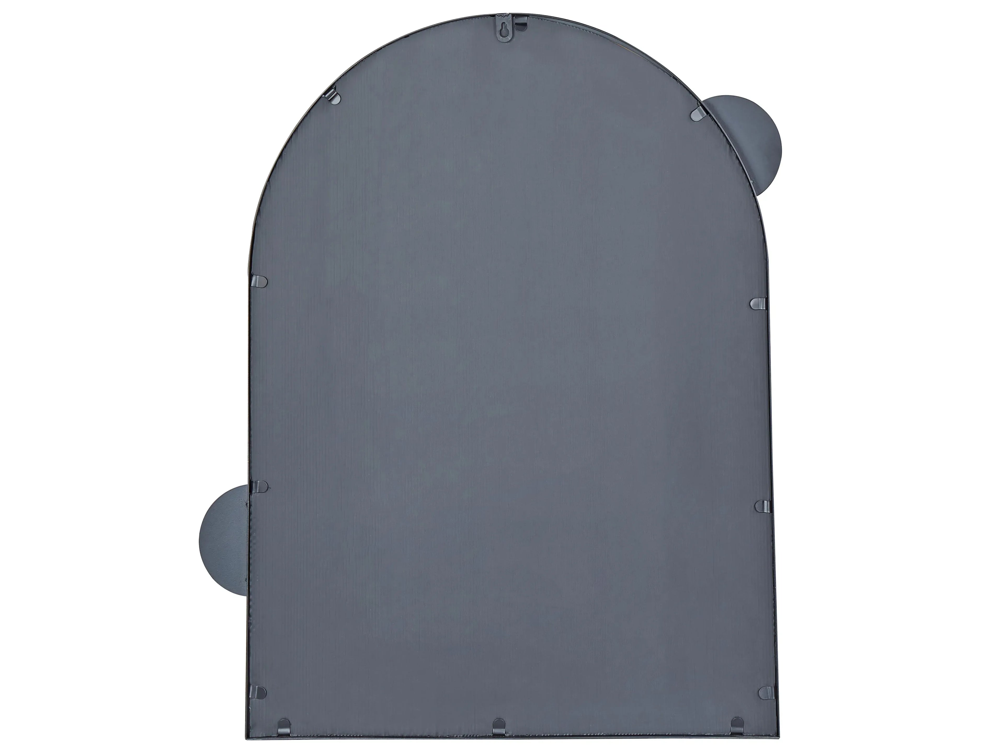 Miroir AULON 69 cm 80 cm Métal Noir