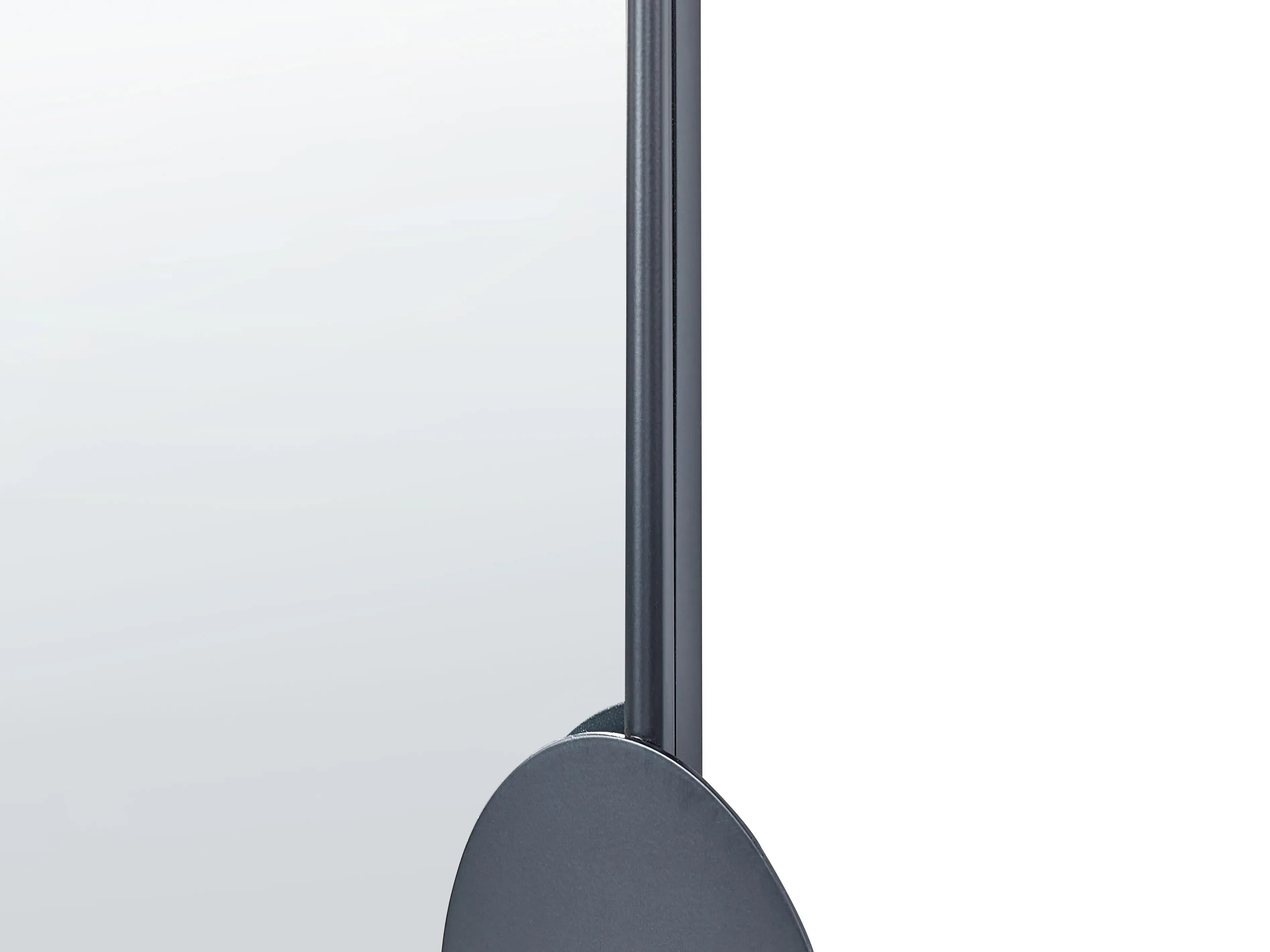Miroir AULON 69 cm 80 cm Métal Noir
