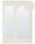 Specchio MARCIGNY 70 cm 100 cm Boucl Bianco sporco