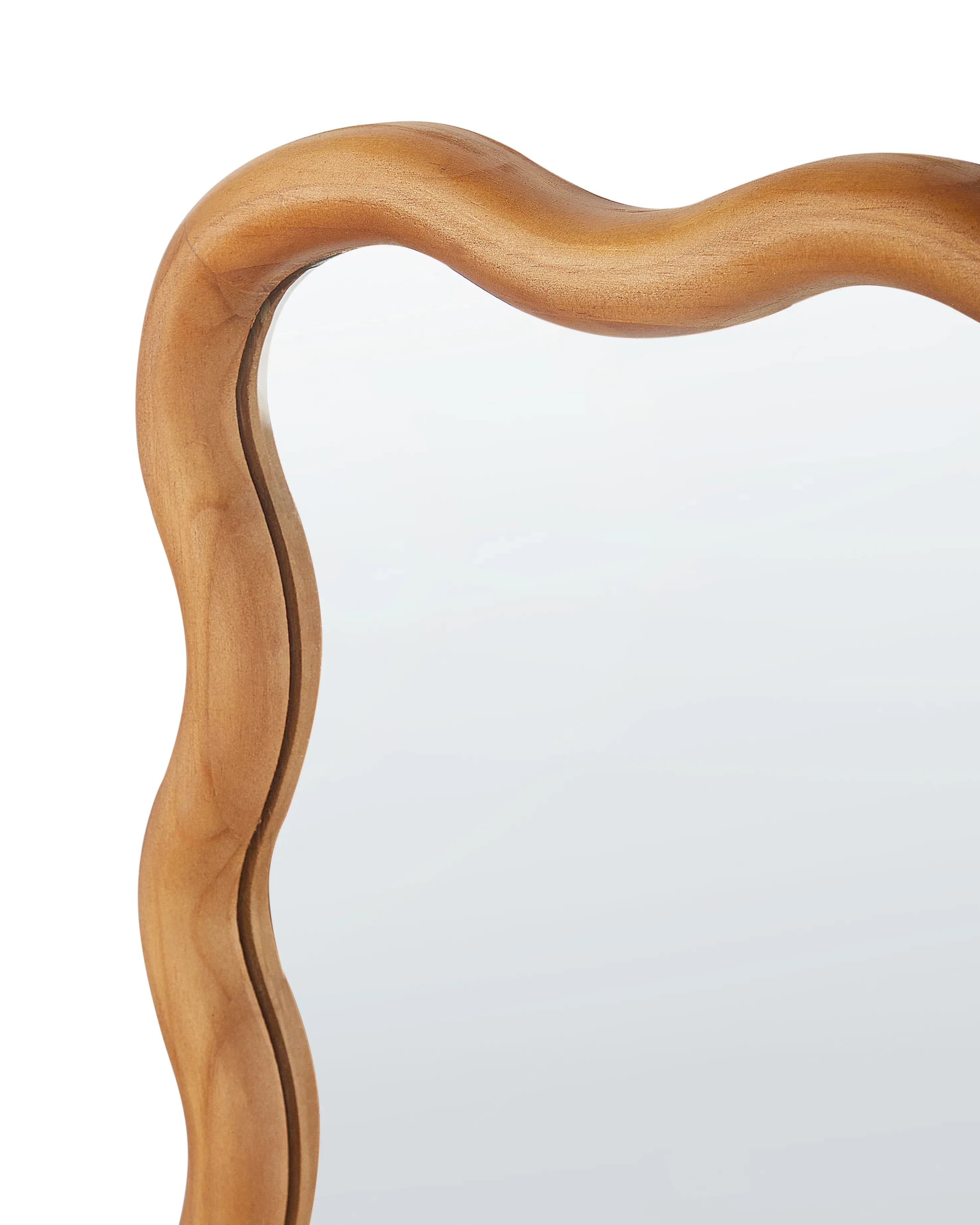 Miroir BEFFES 50 cm 72 cm Bois de pin Naturel