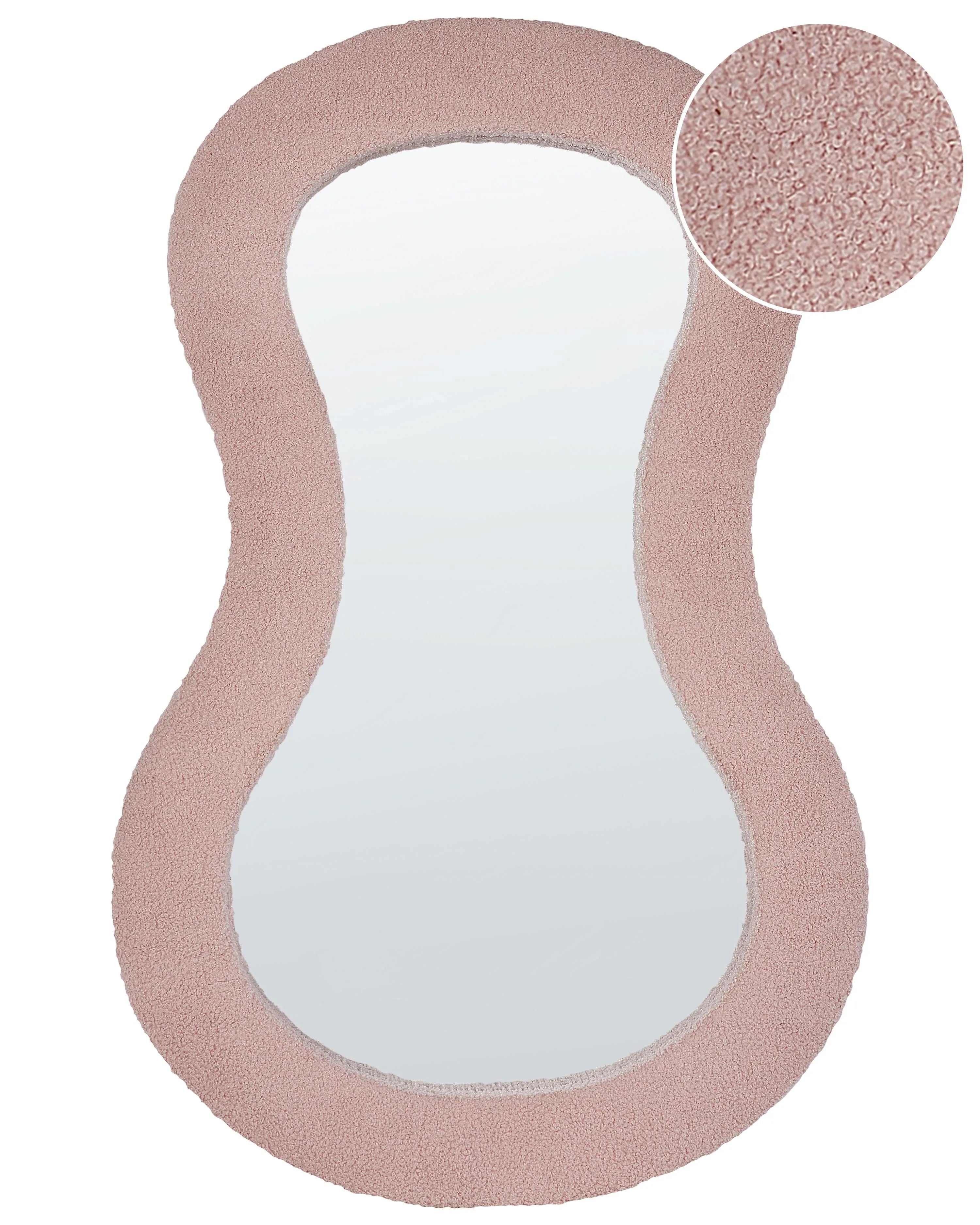 Specchio PLANCHEZ 70 cm 112 cm Boucl Rosa