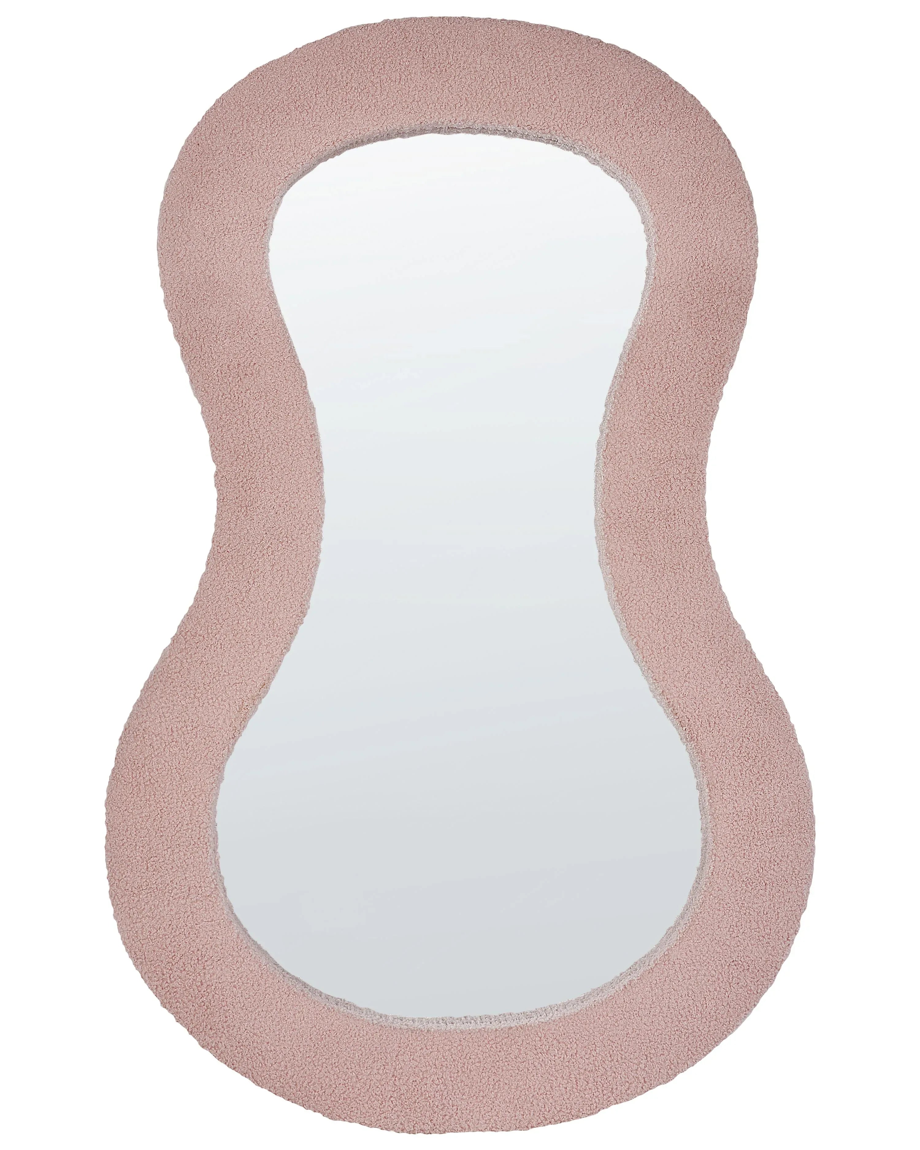 Miroir PLANCHEZ 70 cm 112 cm Boucl Rosa