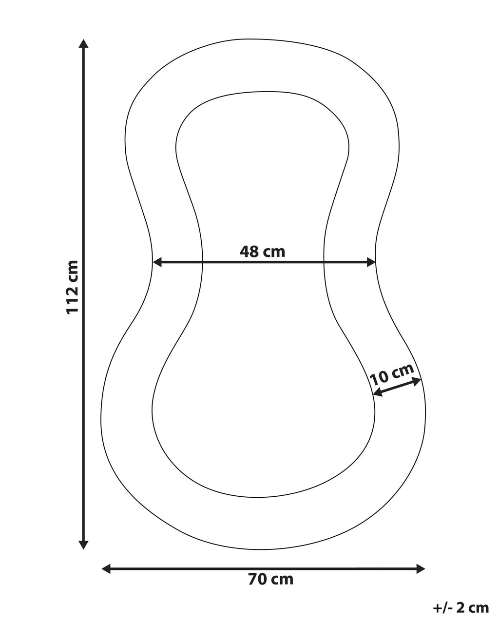 Miroir PLANCHEZ 70 cm 112 cm Boucl Rosa