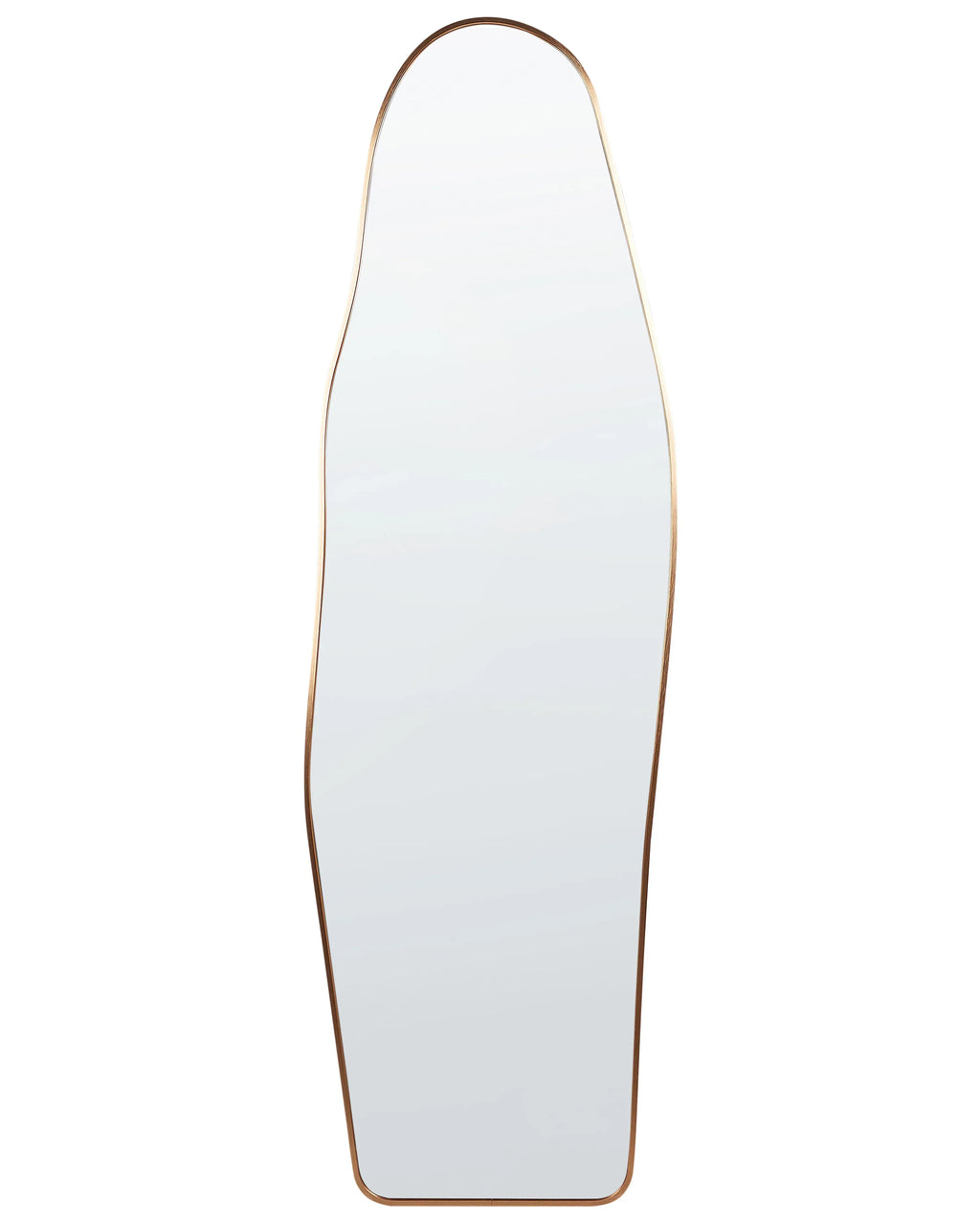 Miroir sur pied LARCHE 160 cm Métal doré