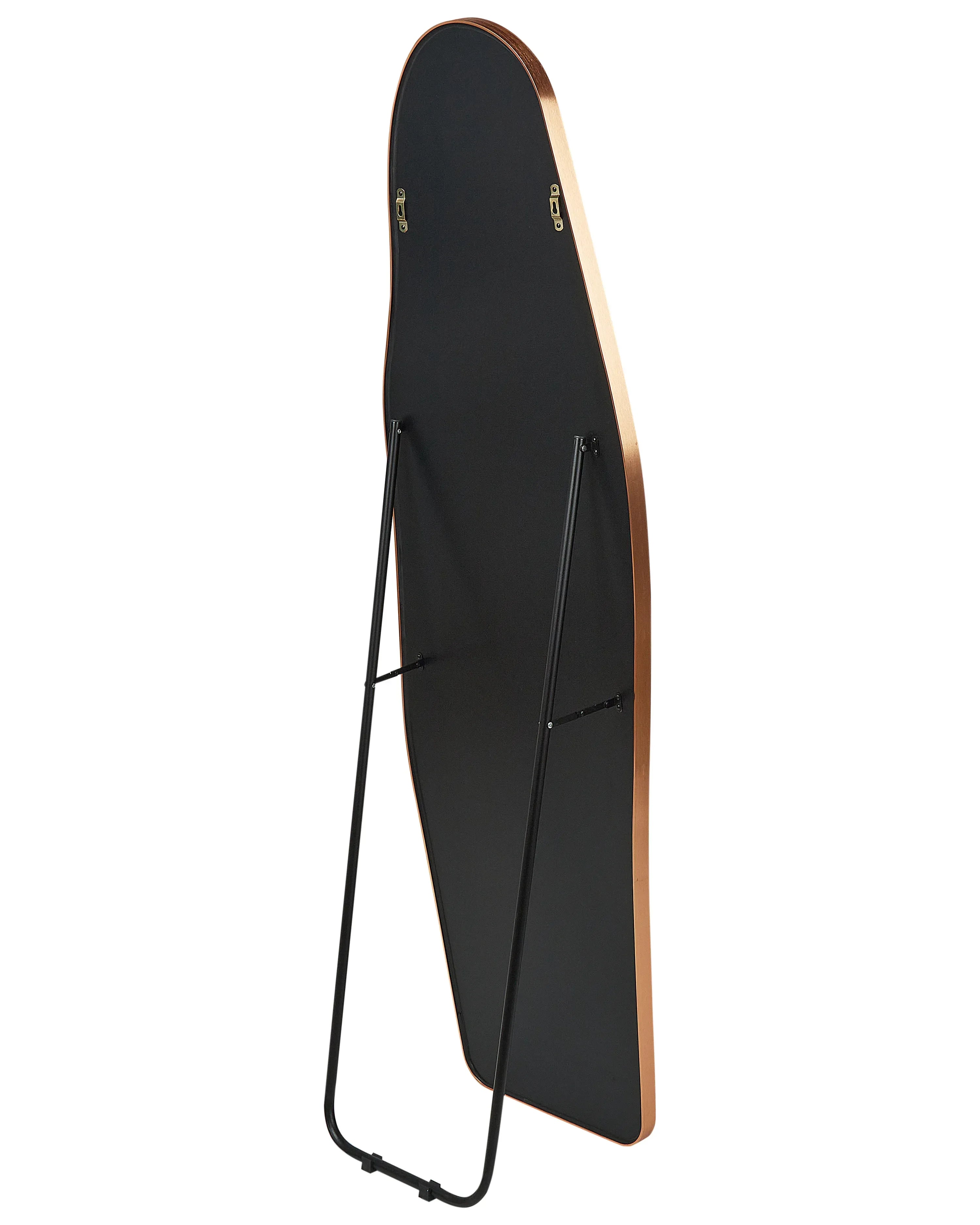 Miroir sur pied LARCHE 160 cm Métal doré