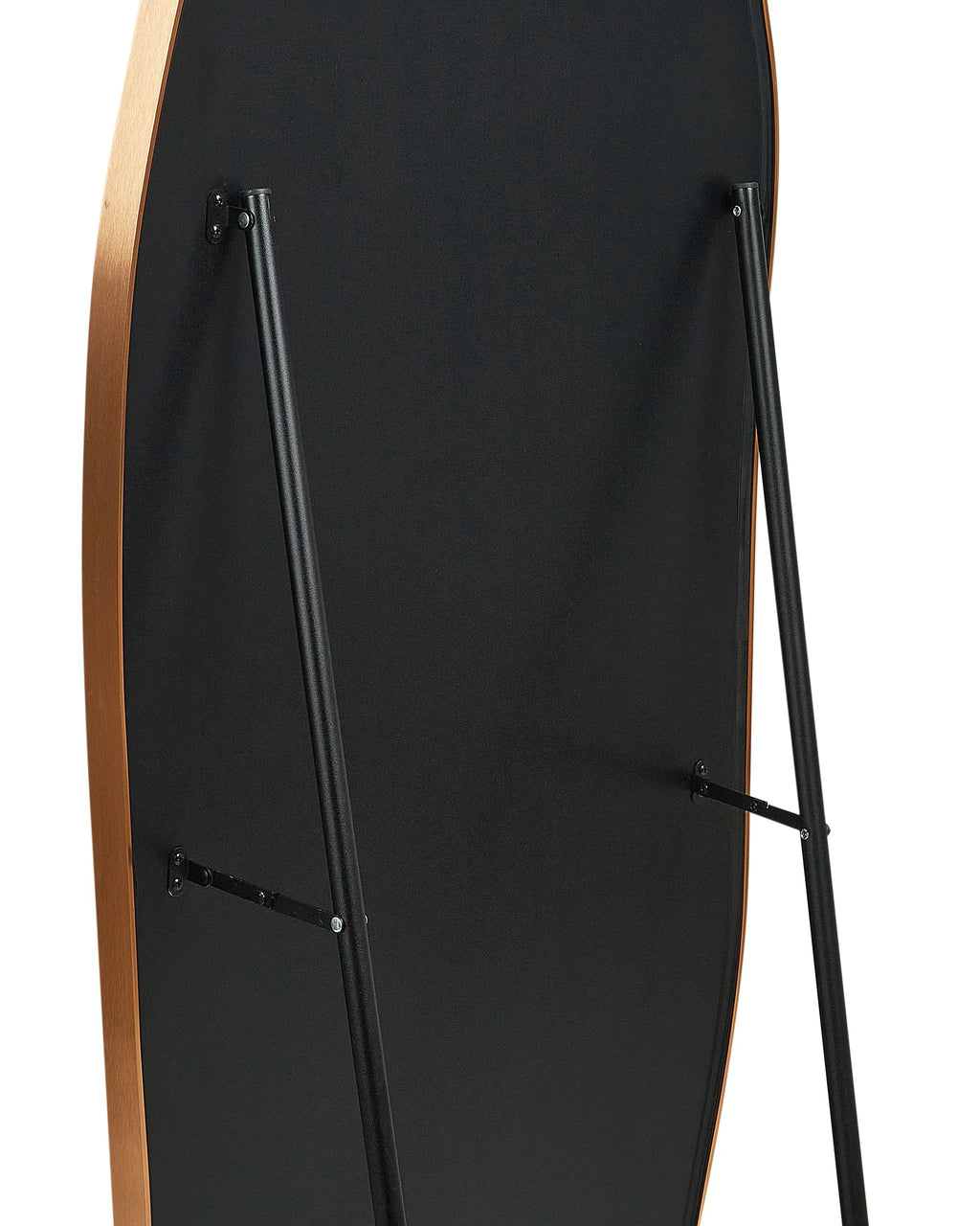 Miroir sur pied LARCHE 160 cm Métal doré