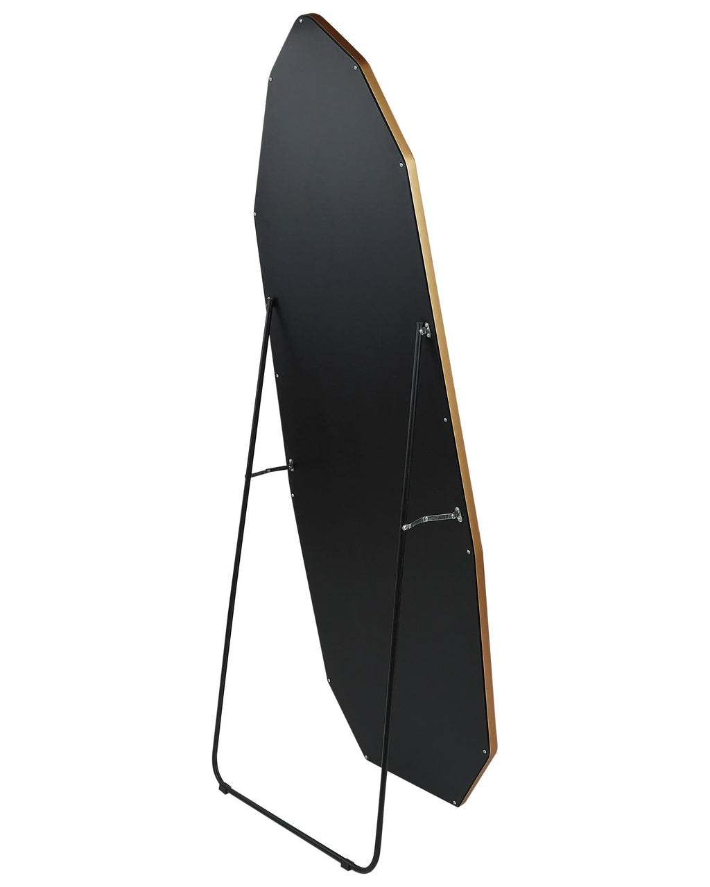 Miroir sur pied TARTAS 165 cm Métal Or