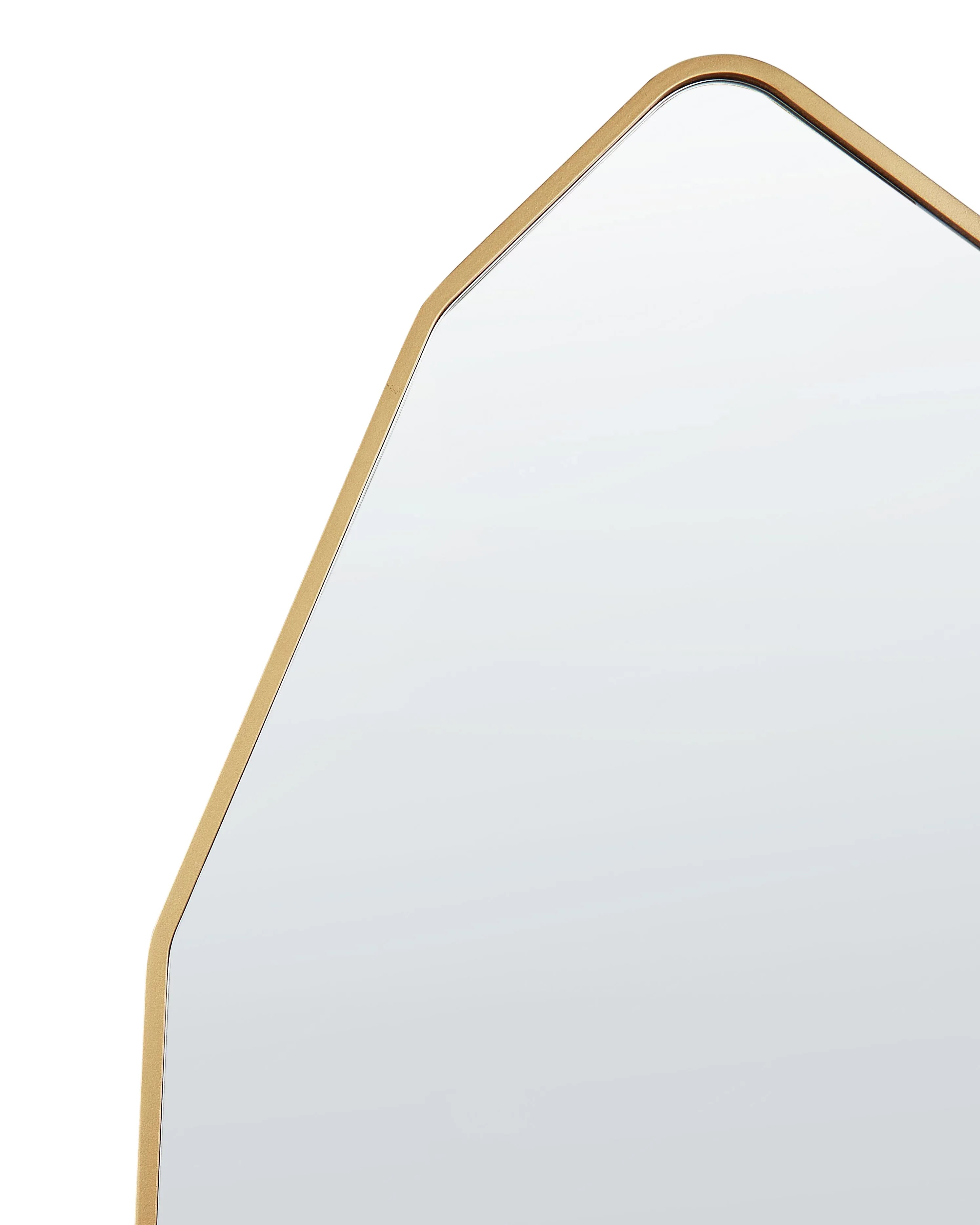 Miroir sur pied TARTAS 165 cm Métal Or
