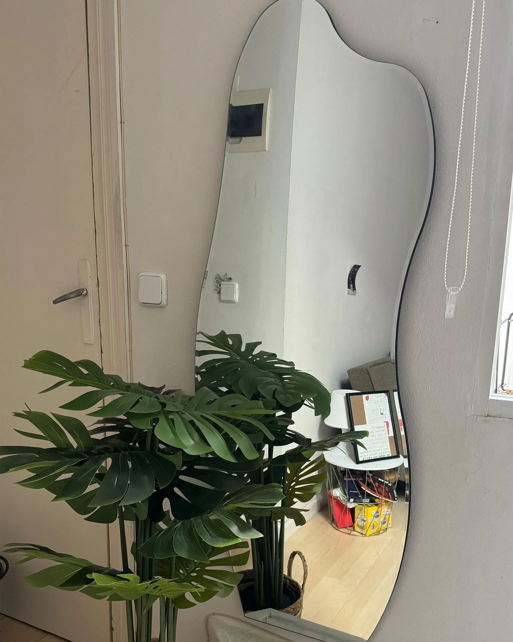 Miroir ESTANG 50 cm 140 cm Argent