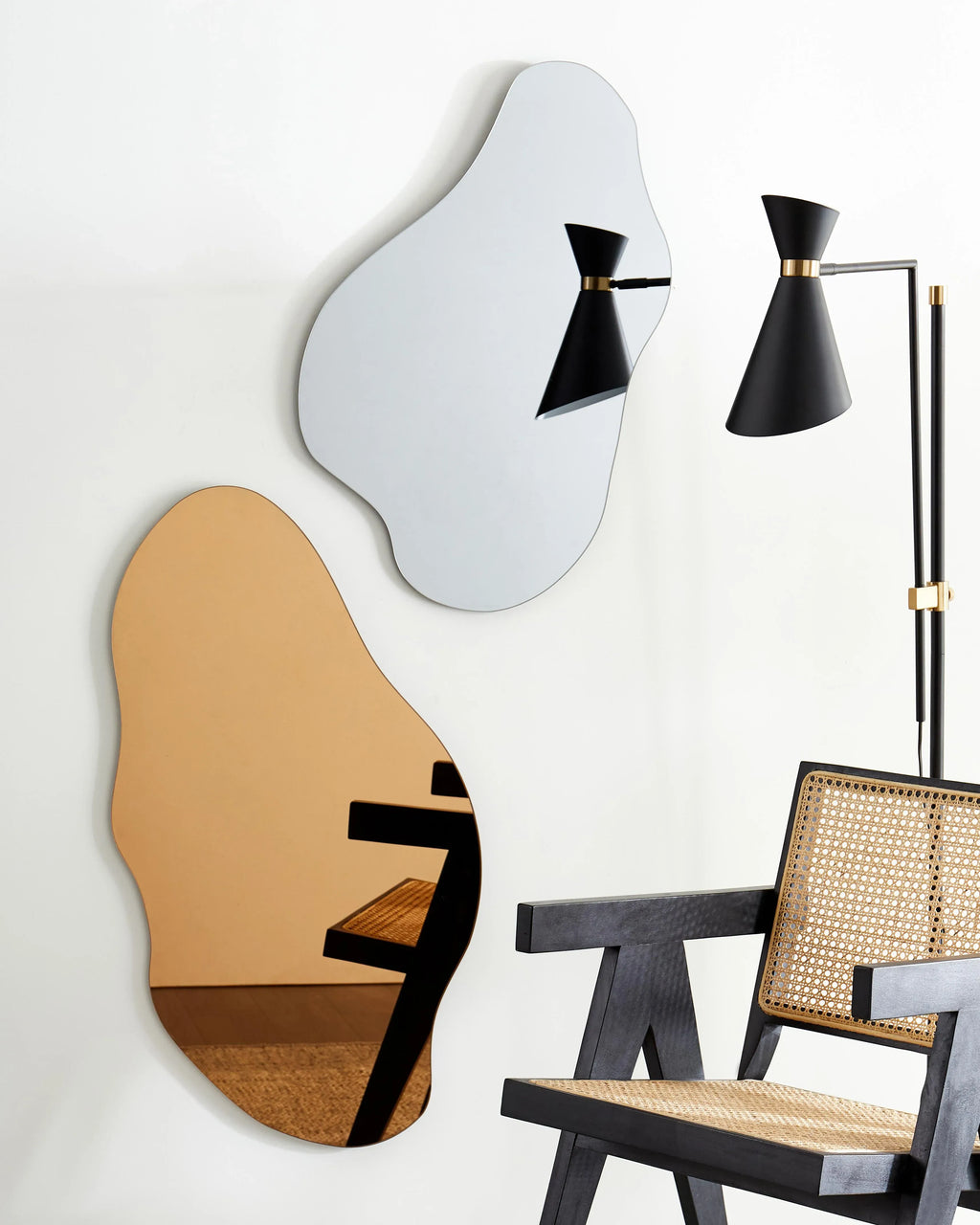 Miroir ASSIGNY 50 cm 92 cm Marron