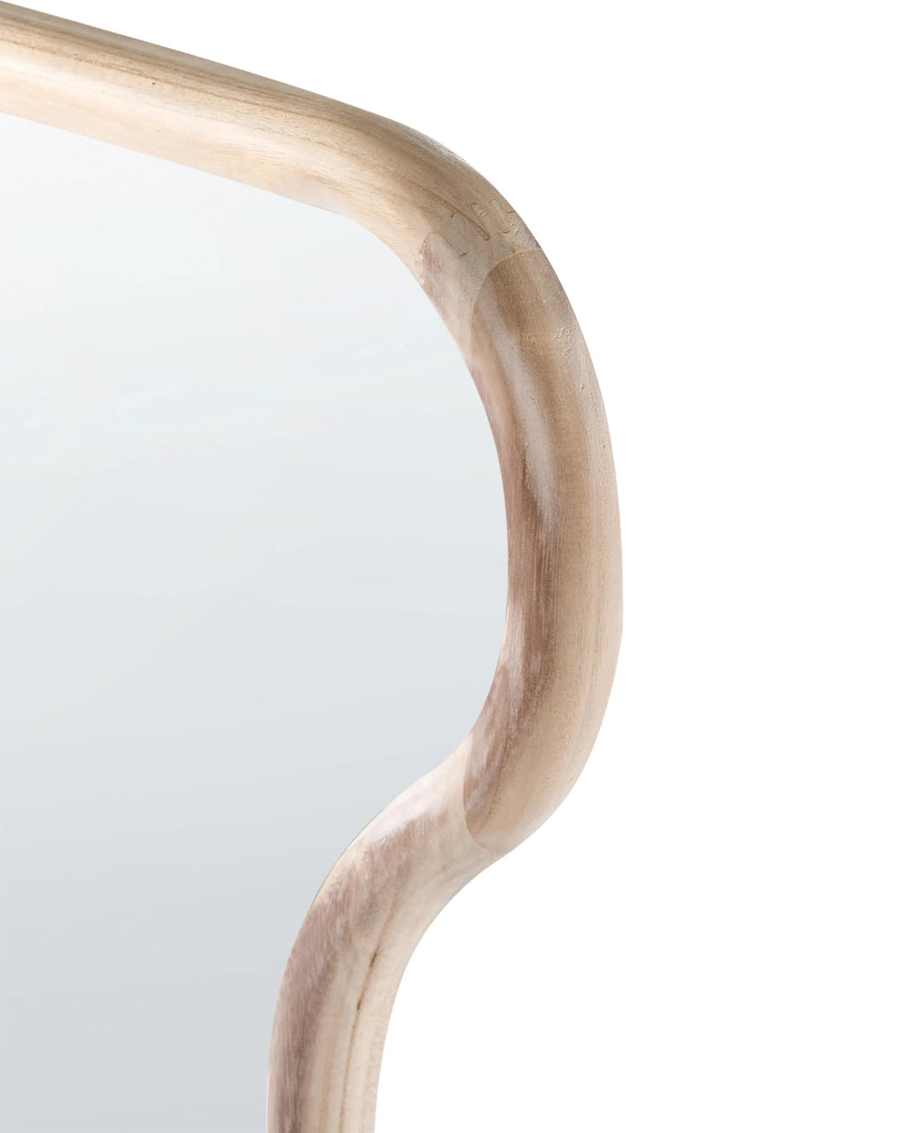 Miroir MURAL 69 cm 150 cm Bois de Paulownia Naturel