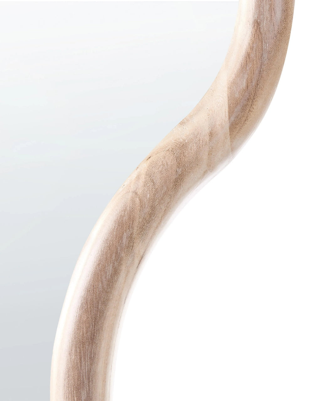 Miroir MURAL 69 cm 150 cm Bois de Paulownia Naturel