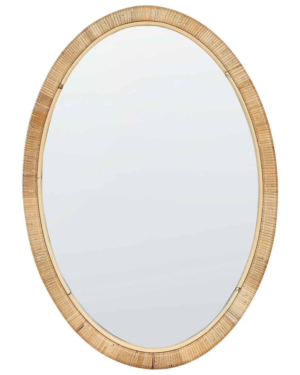 Specchio FOISSY 50 cm 70 cm Rattan Naturale