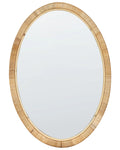 Specchio FOISSY 50 cm 70 cm Rattan Naturale