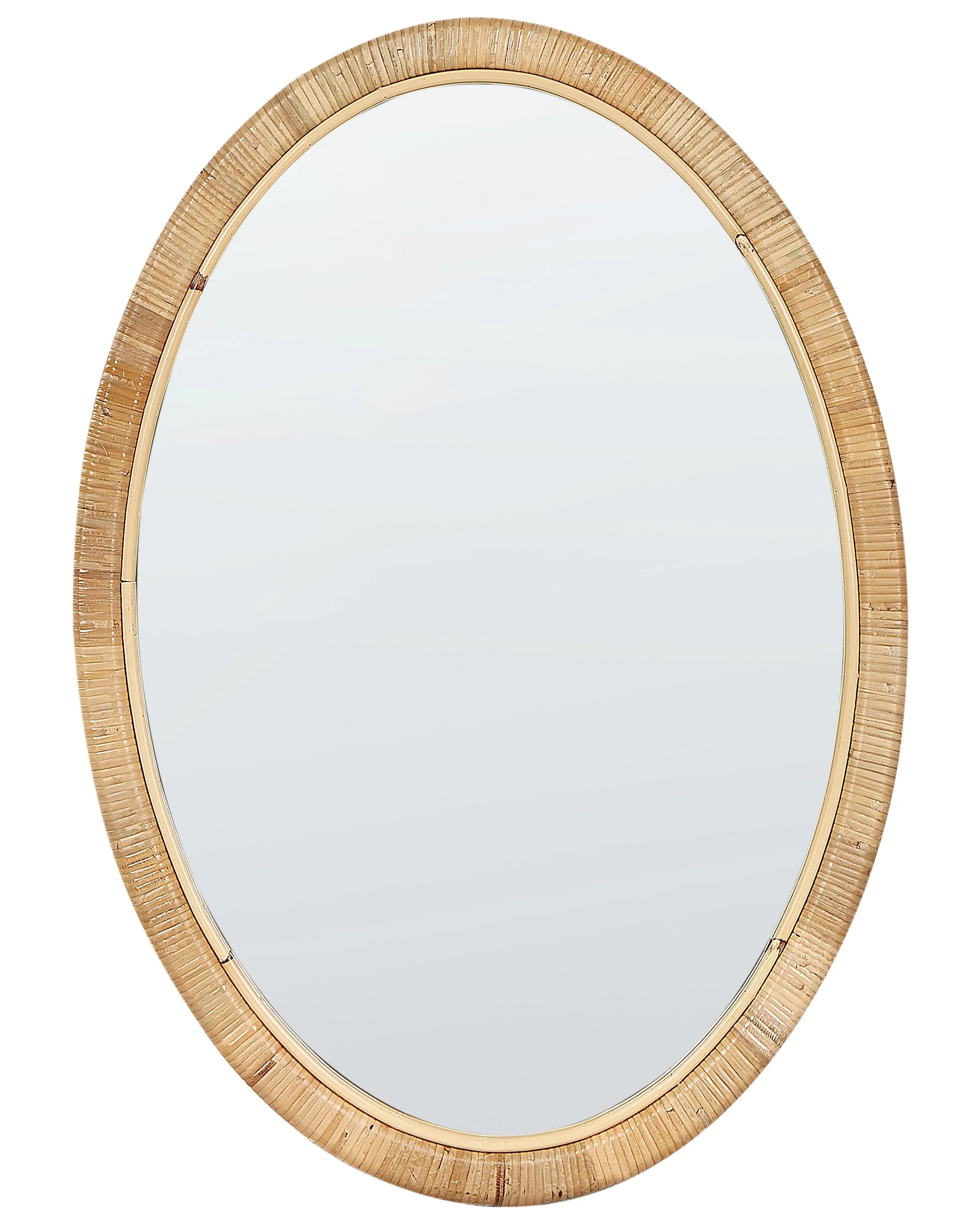 Specchio FOISSY 50 cm 70 cm Rattan Naturale