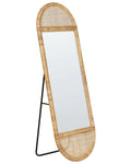 Specchio da terra BARGES 150 cm Rattan Naturale