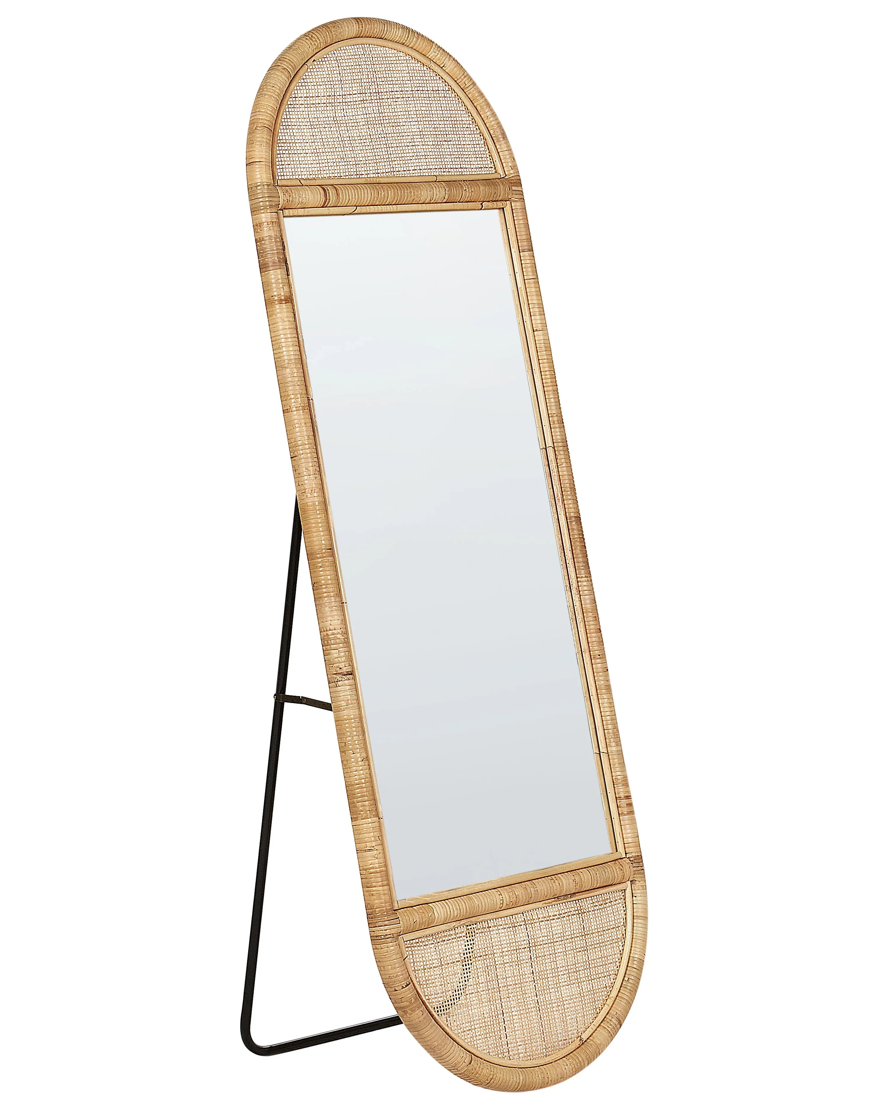 Specchio da terra BARGES 150 cm Rattan Naturale
