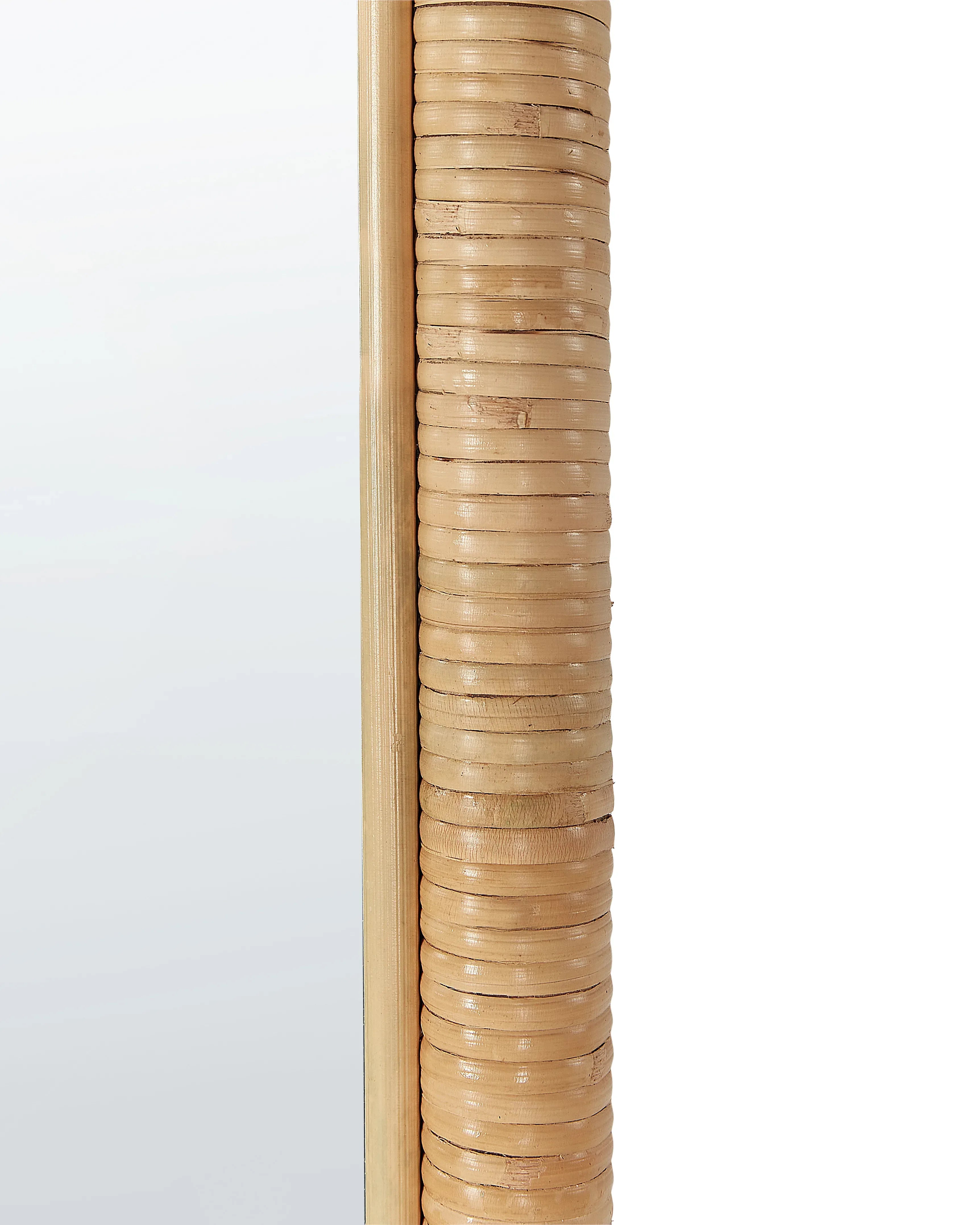 Miroir sur pied BARGES 150 cm Rotin Naturel